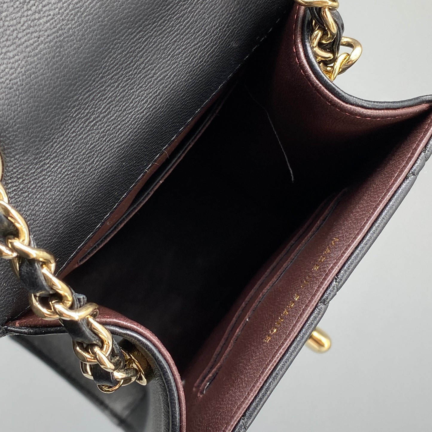 Chanel Black Quilted Lambskin Mini Phone Crossbody Bag
