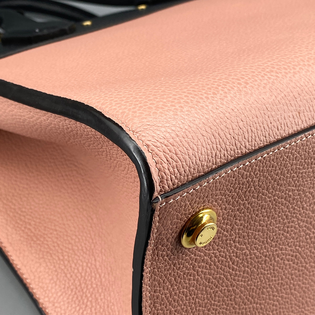 Louis Vuitton City Steamer MM Handbag Pink Black