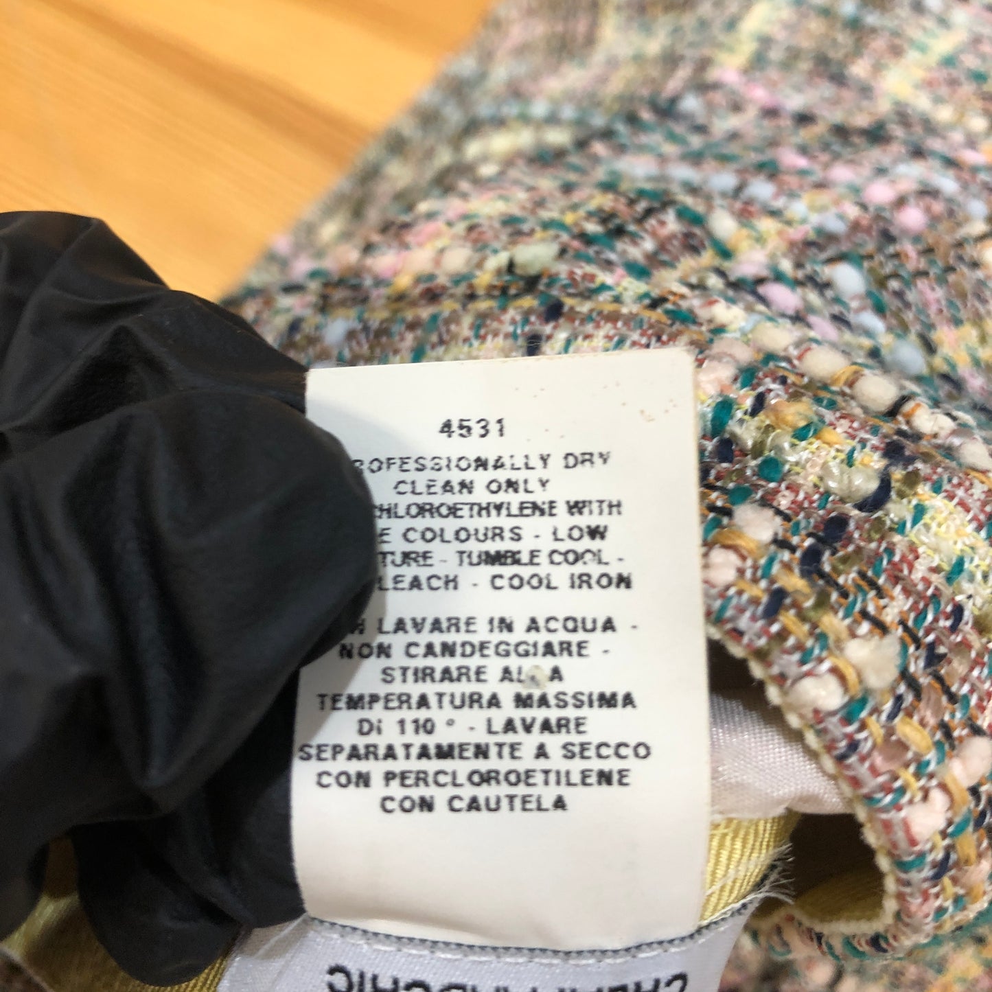 Moschino Multicolor Tweed Mini Skirt Size US 8