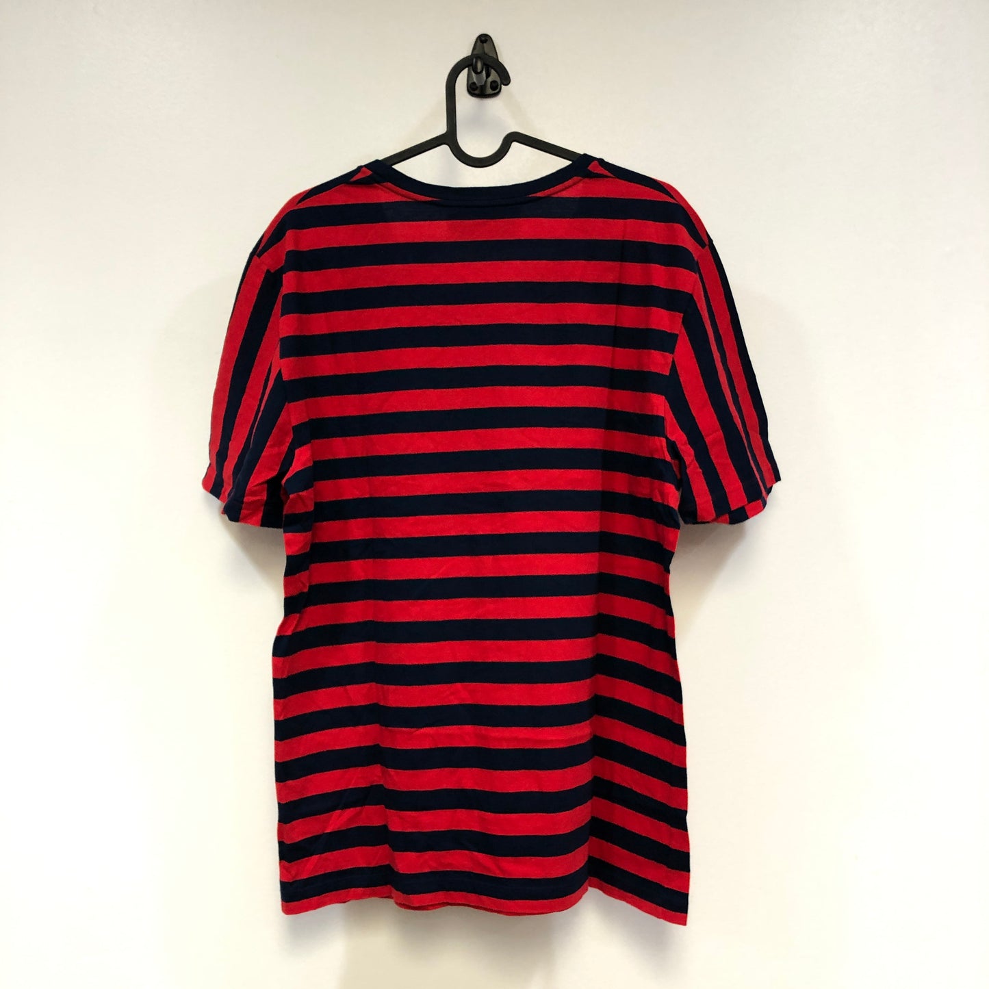 Gucci Navy Blue & Red Striped Short Sleeve T-shirt Size M
