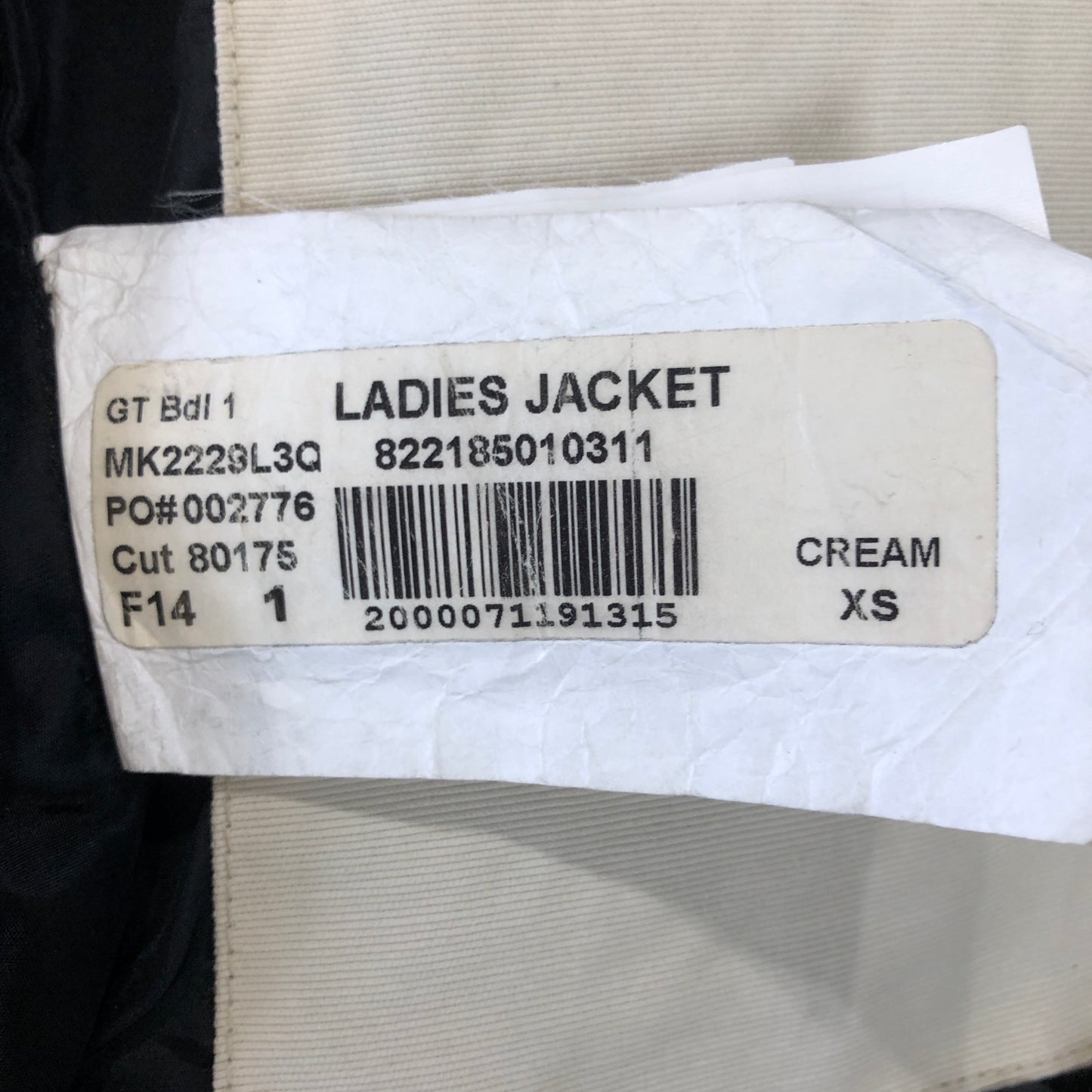 Moose Knuckles Cream Down Puffer Jacket with Fur Hood Size XS