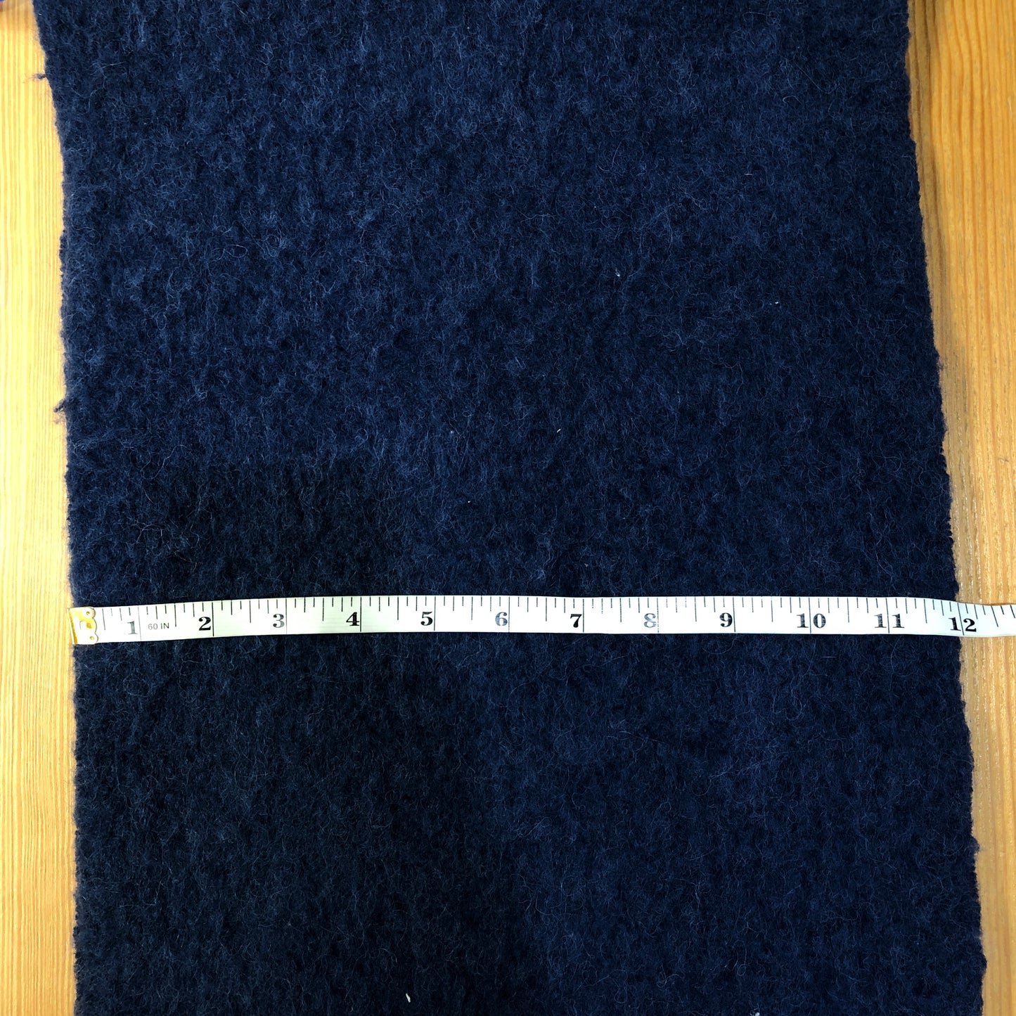 Coach Indigo Wool Fringe Long Scarf 66*12inches