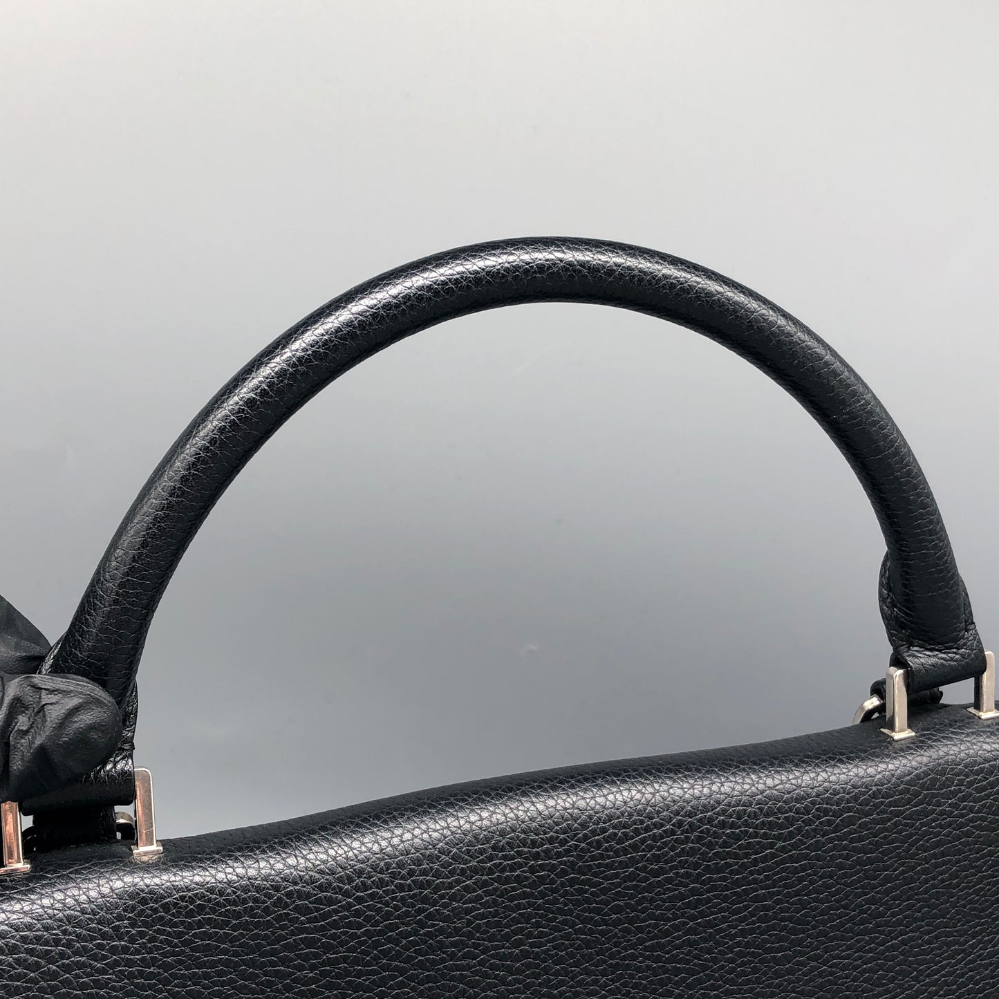 Celine Trapeze Top Handle Bag Black
