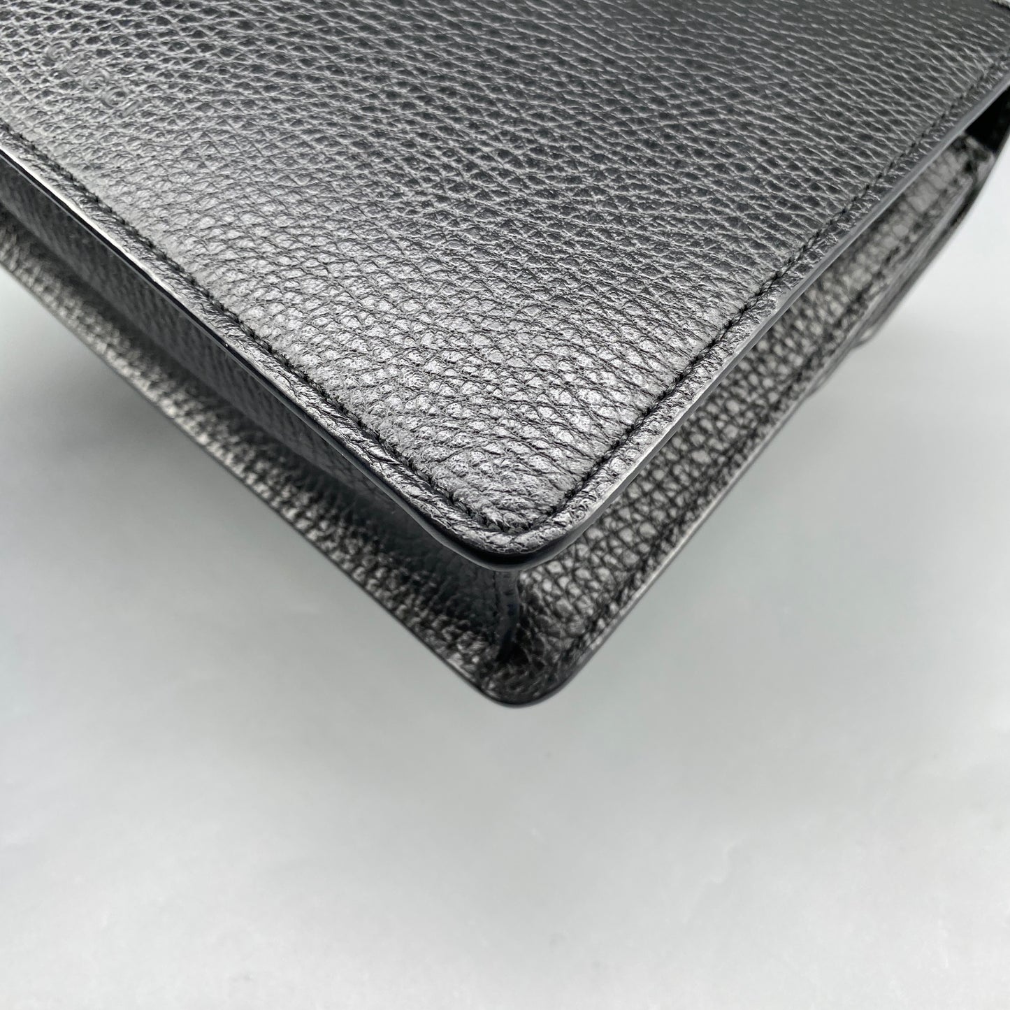 Gucci Mini Dionysus Black Leather Shoulder Bag