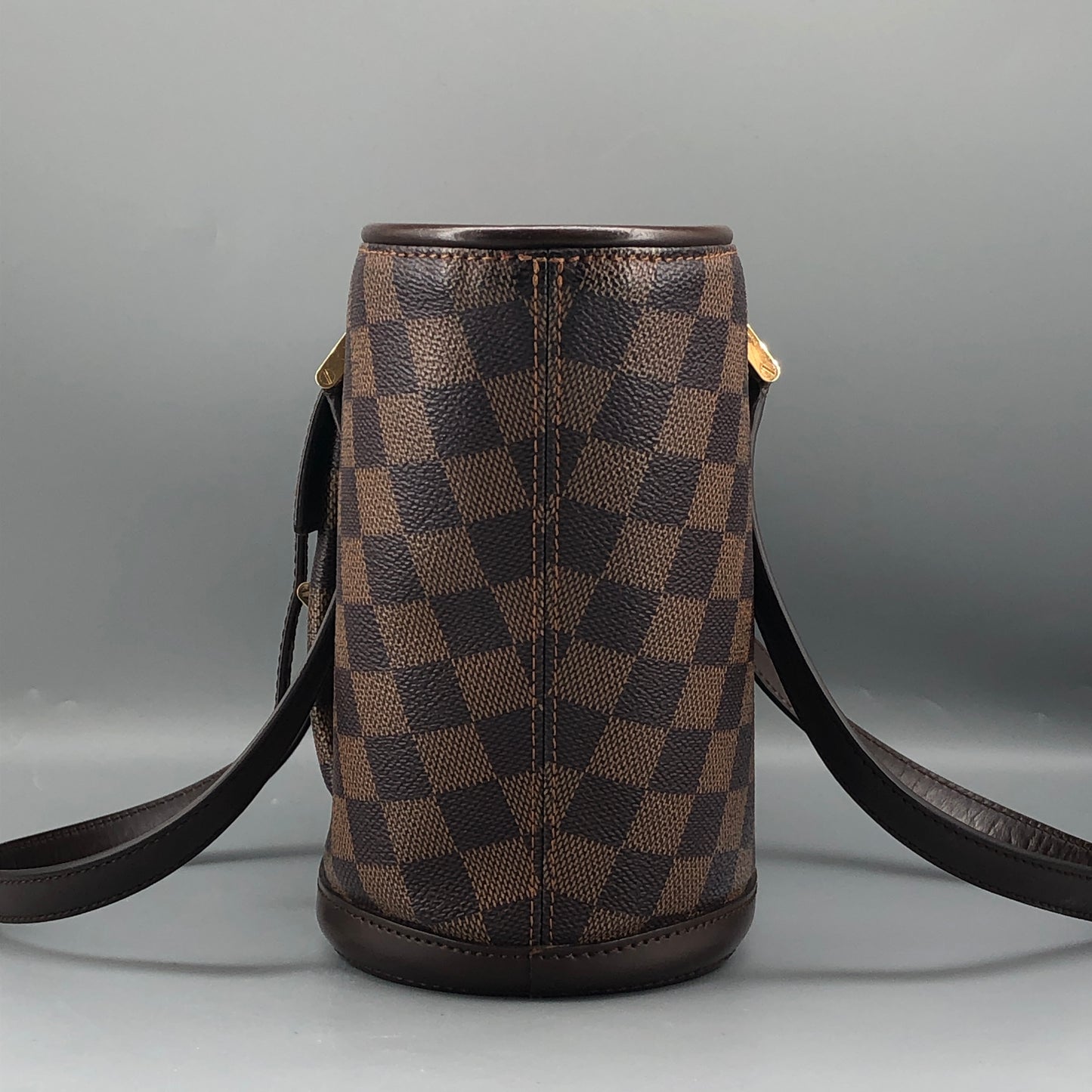 Louis Vuitton Damier Ebene Manosque Handbag Brown