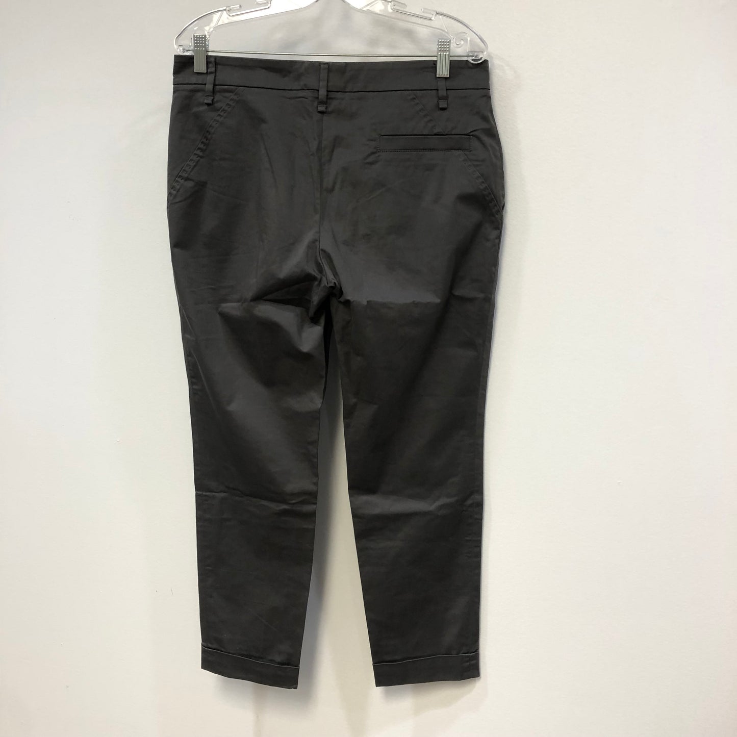 Brunello Cucinelli Grey Tapered Pants Size: US 10