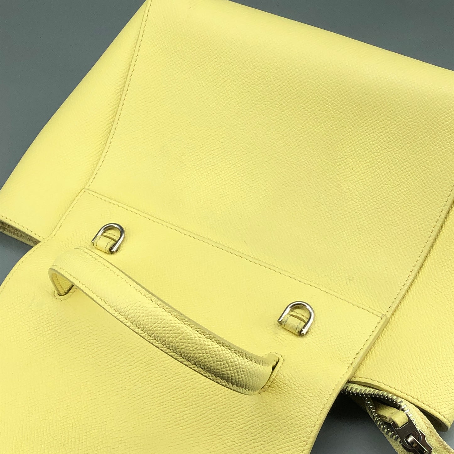 Celine Nano Belt Bag Leather Handbag Light Yellow