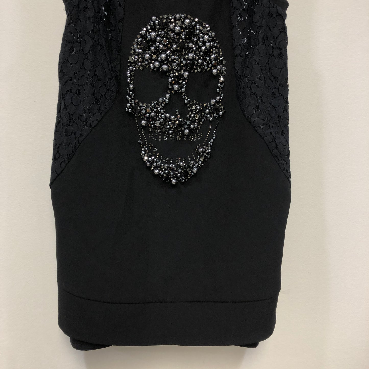 Philipp Plein Crystal Skull Mesh Tank Top Size S