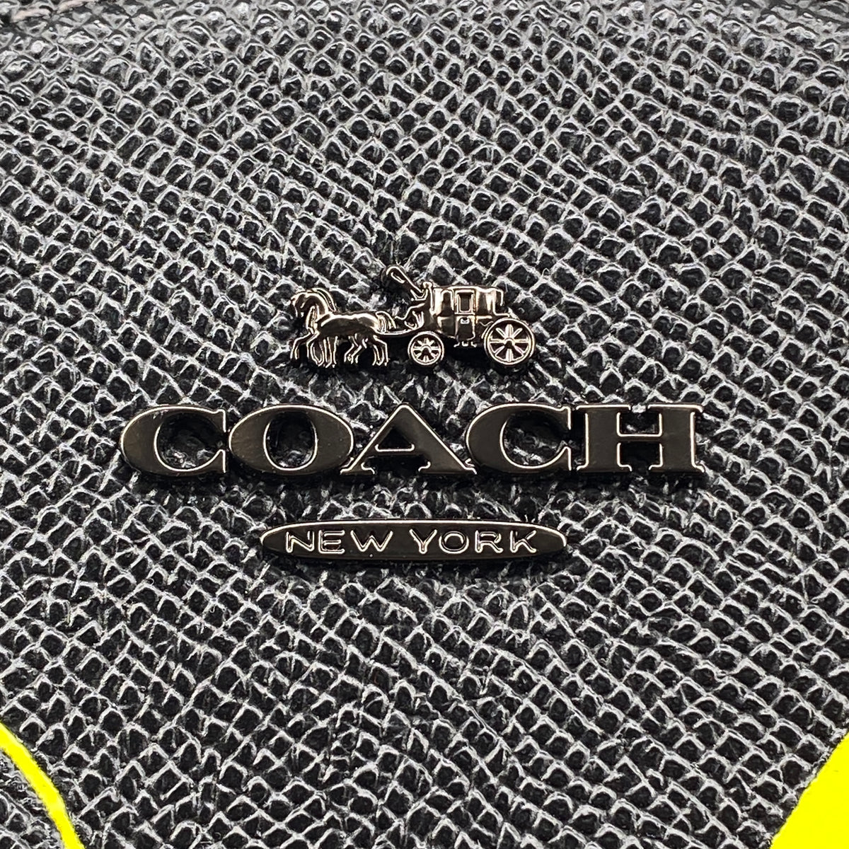 Coach Cat Round Crossbody Bag Black