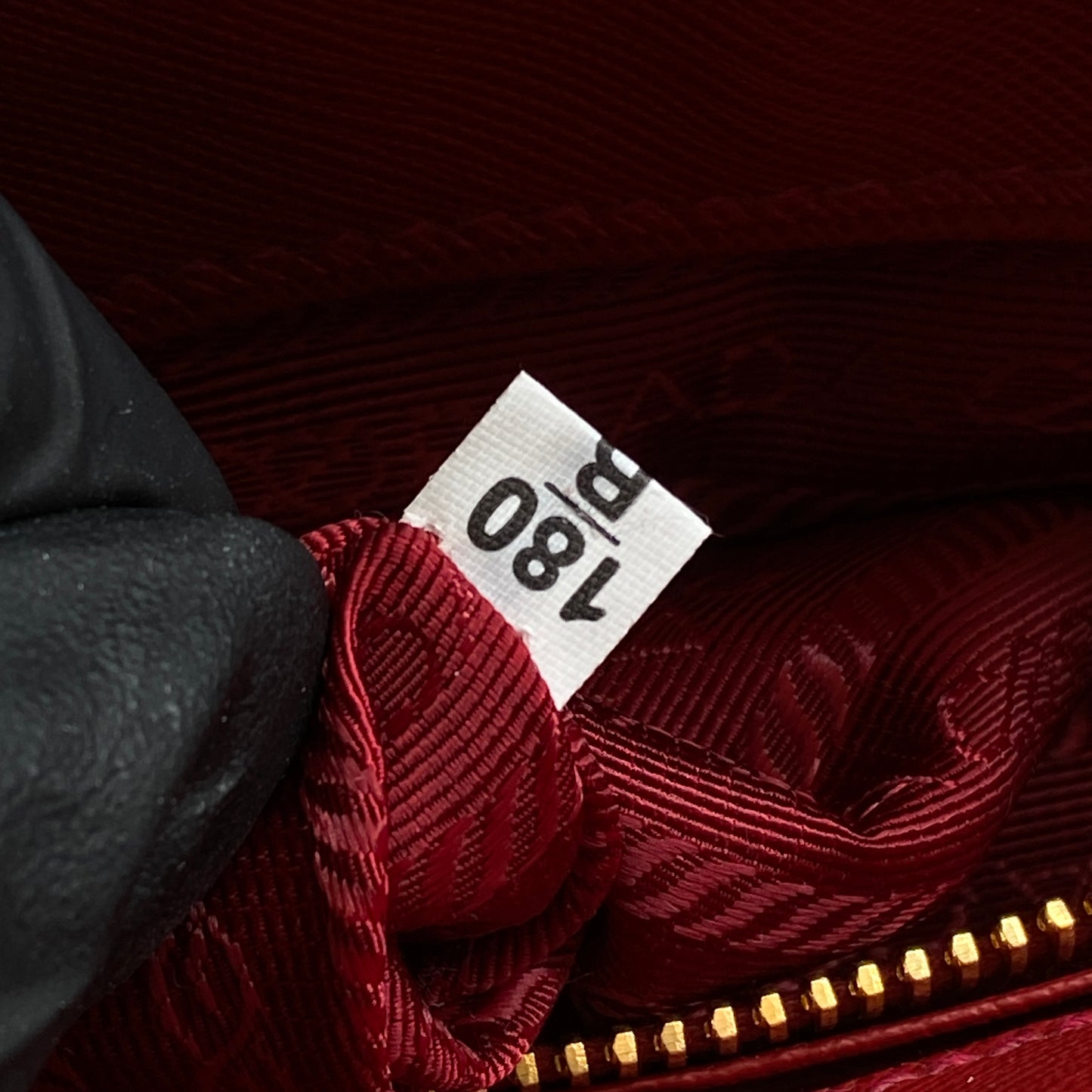Prada Red Saffiano Leather Galleria Bag