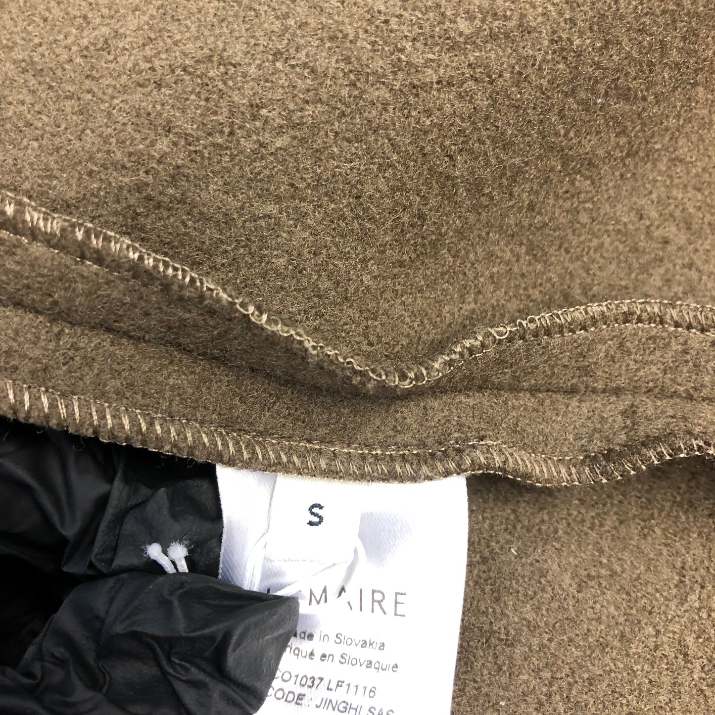 Lemaire Coat Size S Grey-Brown