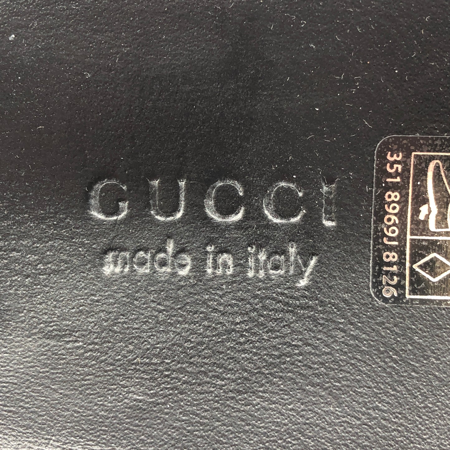 Gucci Interlocking G Sneakers Size 35 Black