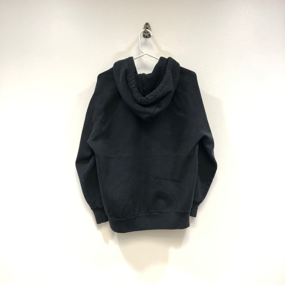 Burberry Black Logo Print Hooded Sweatshirt Size M