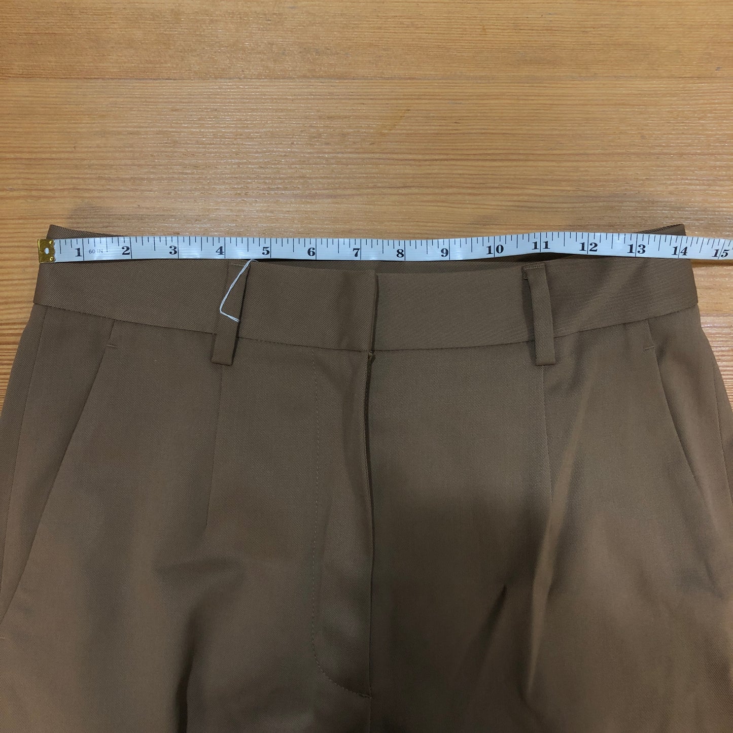 MM6 Maison Margiela Wide-Leg Trousers Size 40 Tan