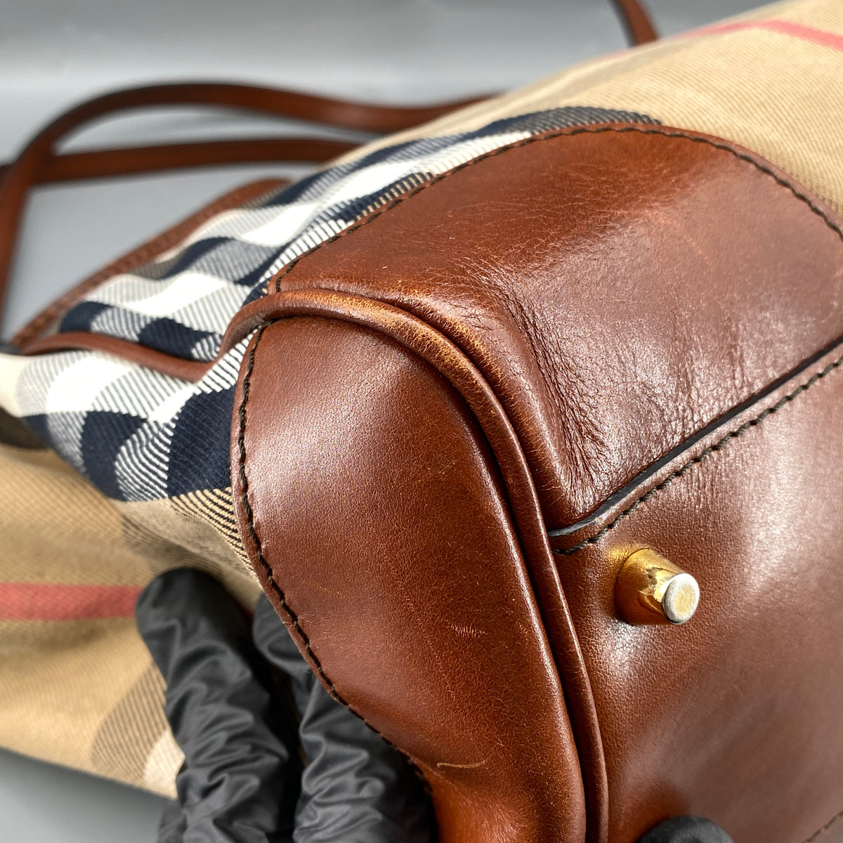Burberry Canterbury House Check Tote Bag