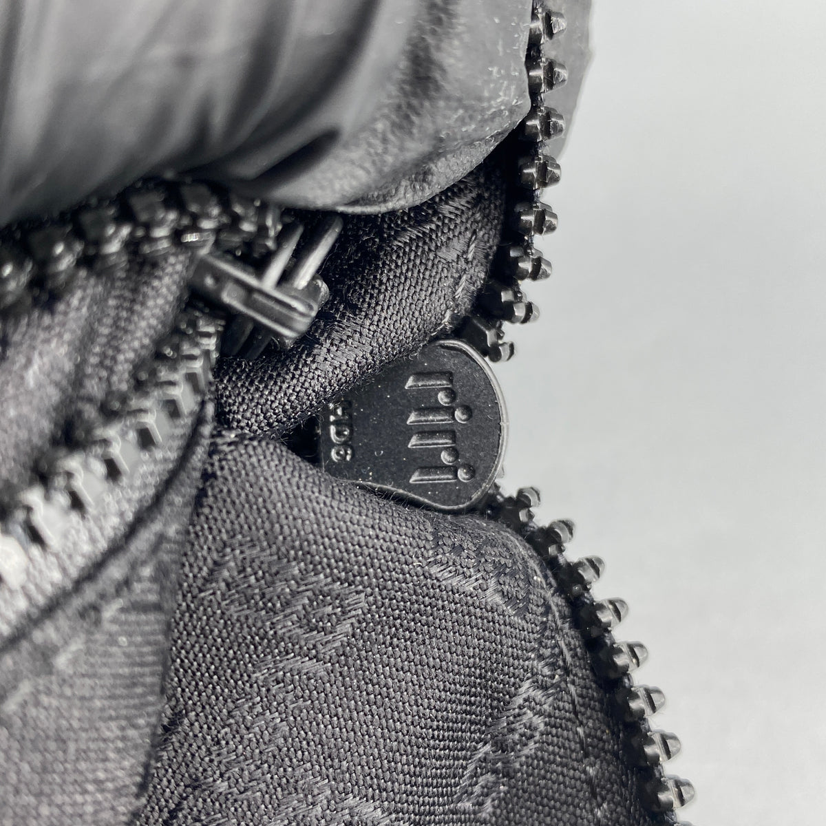 Versace Black Nylon Medusa Logo Wrist  Clutch Bag