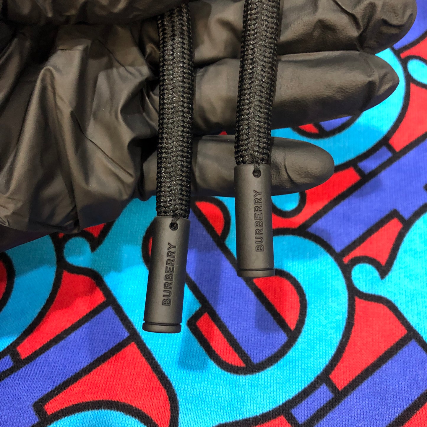 Burberry Monogram Print Hoodie Size S Multicolor