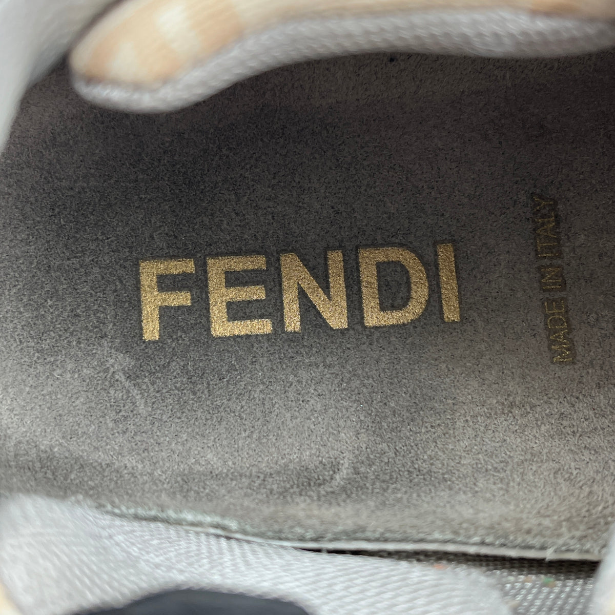 Fendi Beige Women Sneaker Shoes Size 37