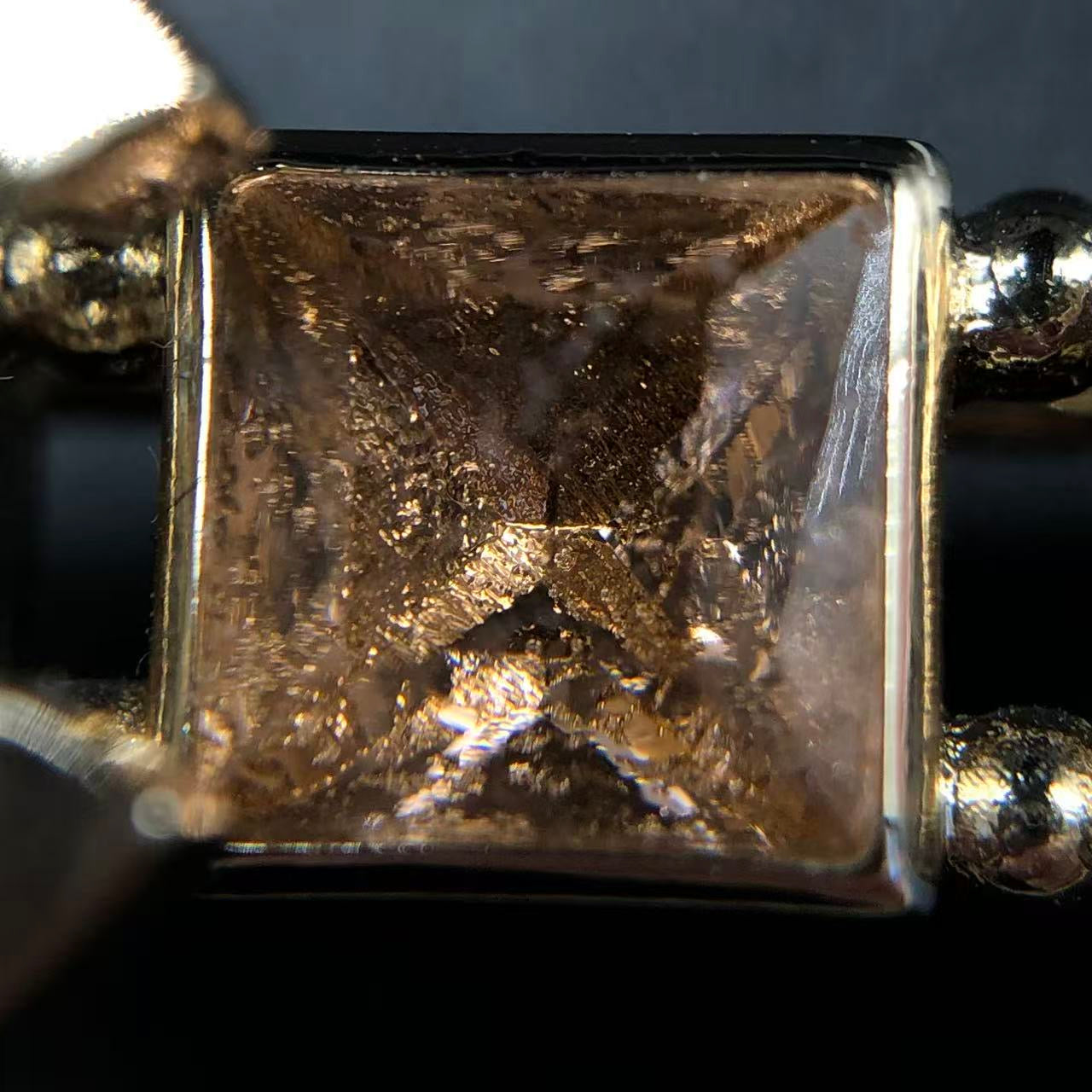 Chanel Crystal Hairpin with CC Logo