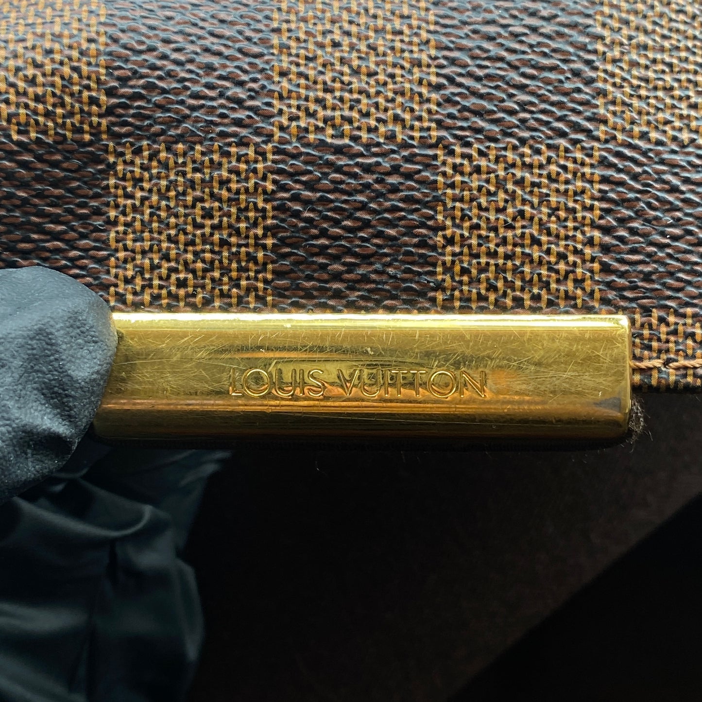 Louis Vuitton Brown Damier Ebene Canvas Messenger Shoulder Bag