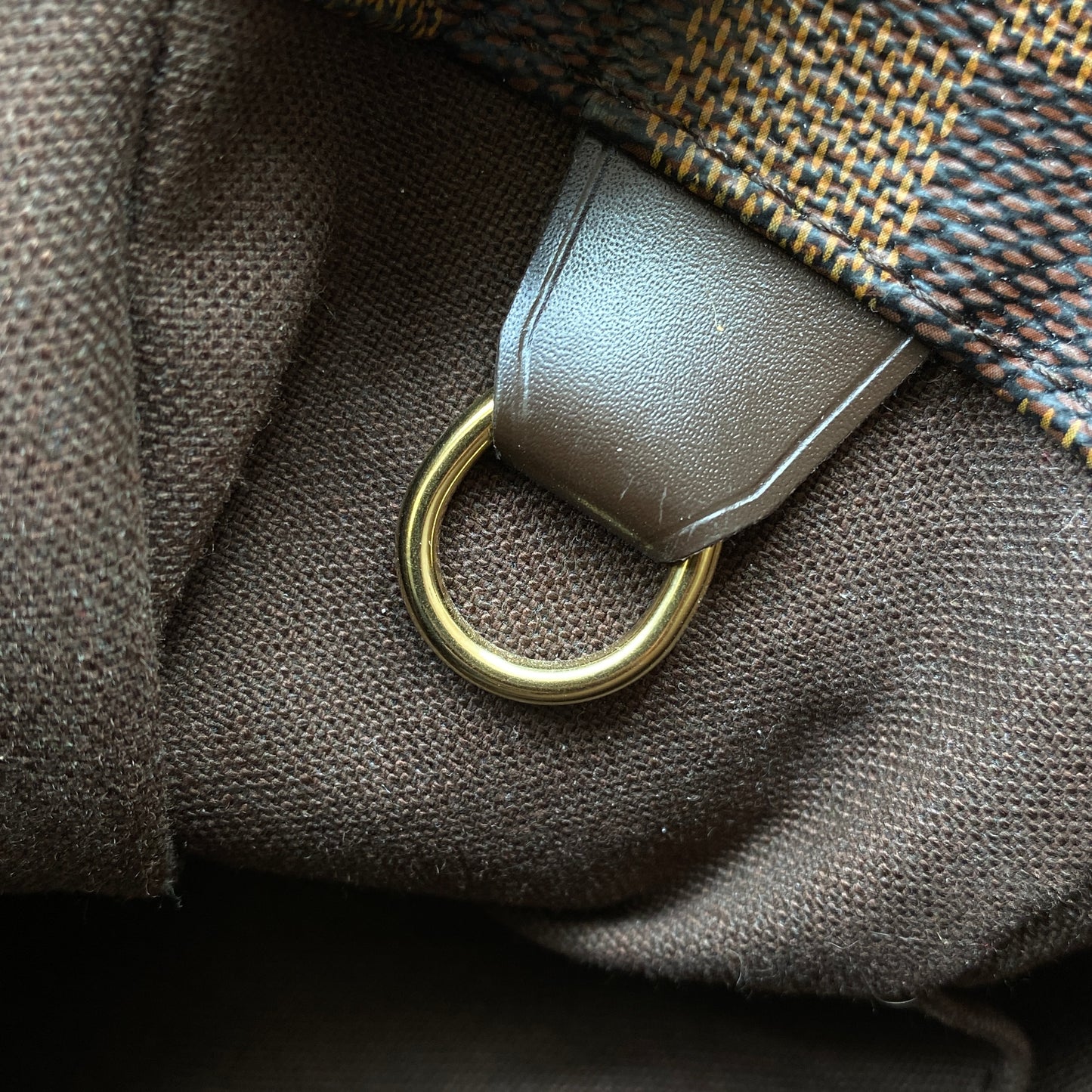 Louis Vuitton Brown Damier Ebene Canvas Messenger Shoulder Bag