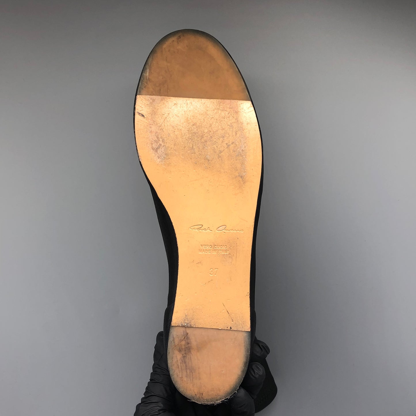 Rick Owens Black Wedge Ankle Boots Size 37 Women's shoes