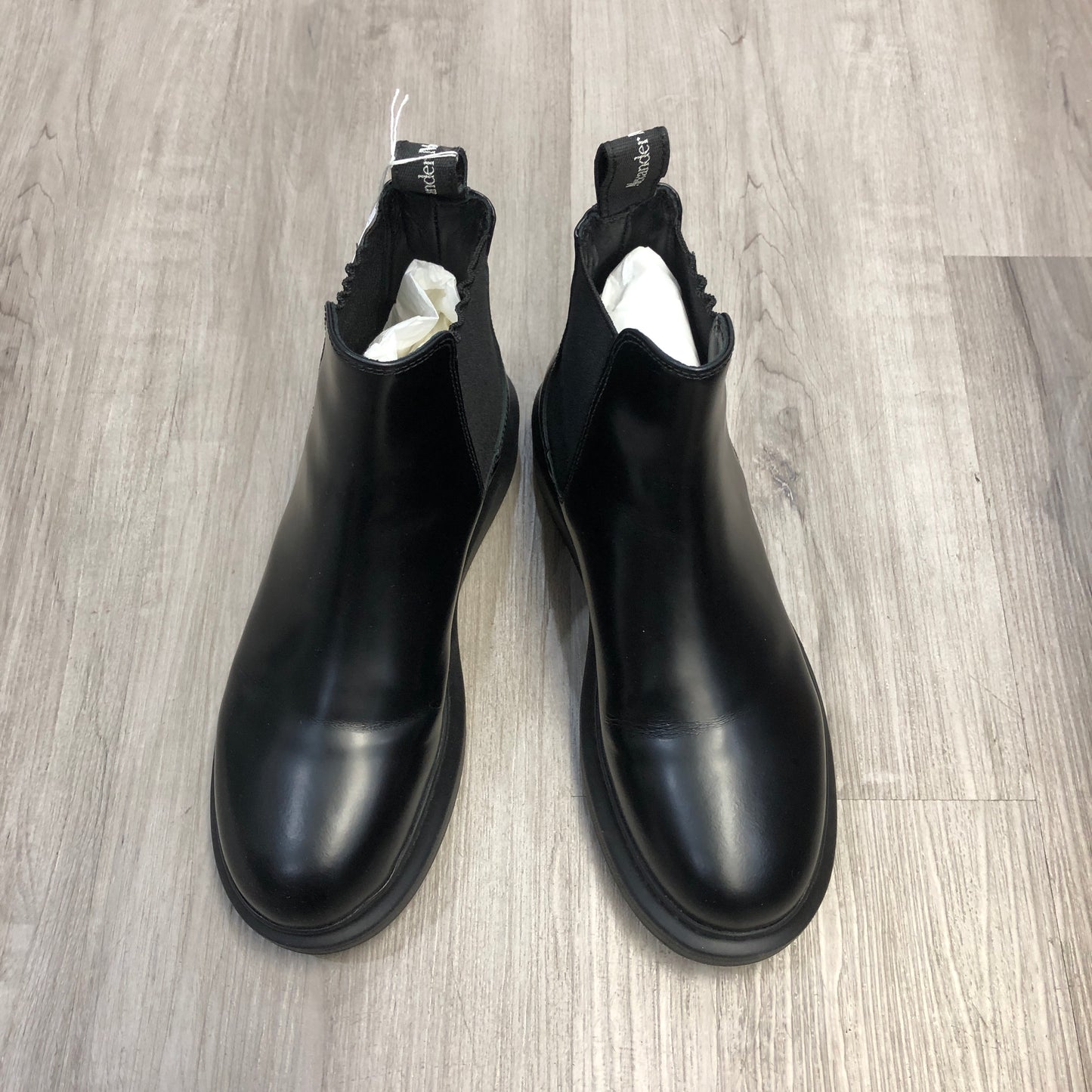 Alexander McQueen Women's Black Leather Chelsea Boots Size 35