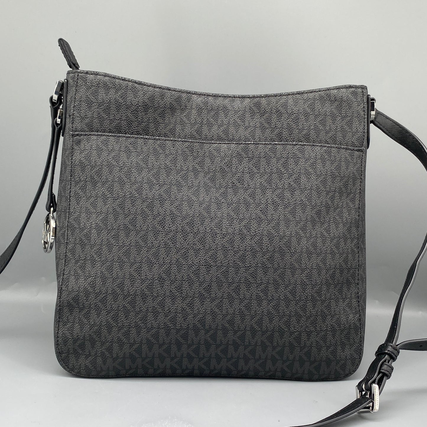 Michael Kors Black Monogram Crossbody Shoulder Bag