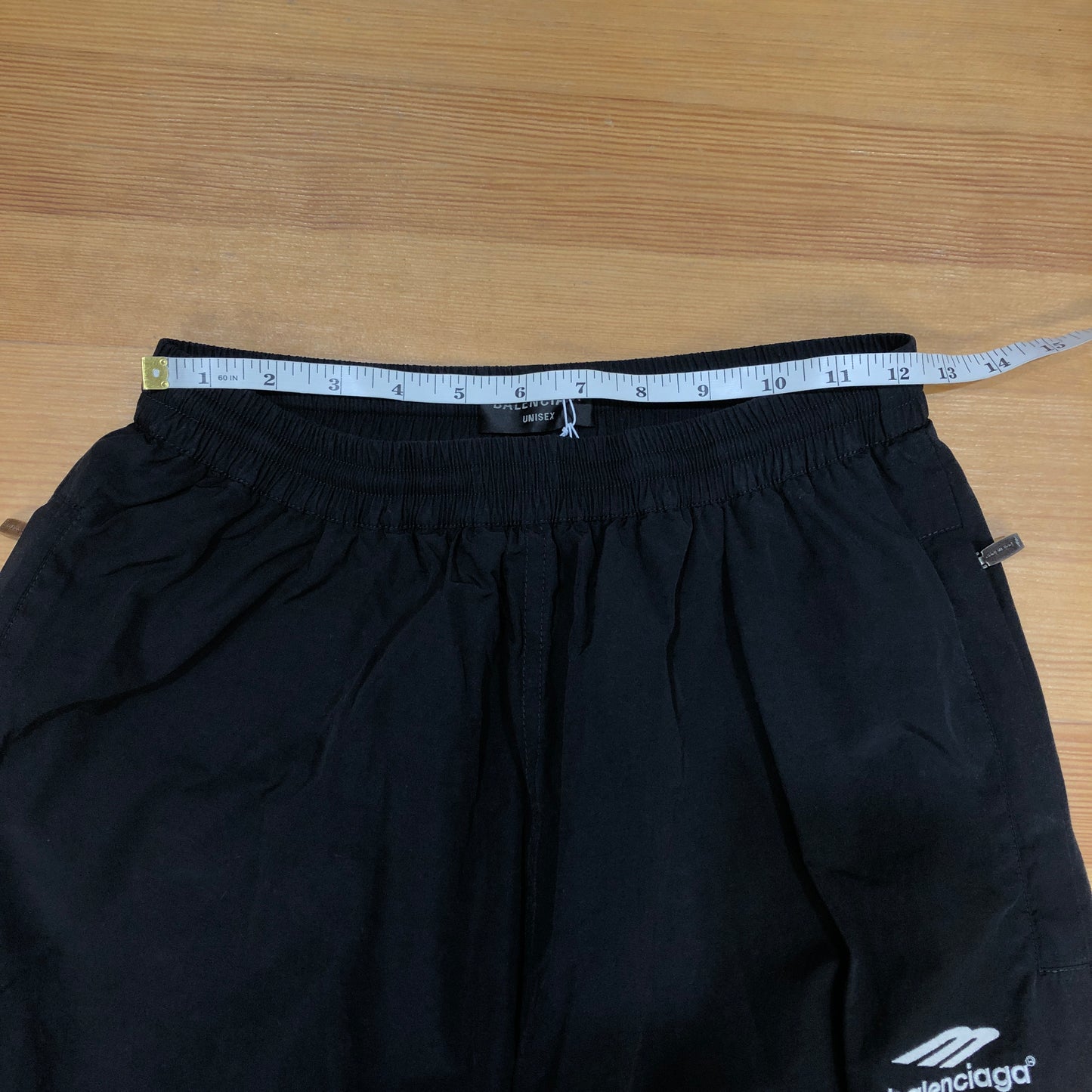 Balenciaga Black Logo Track Pants Size XXS