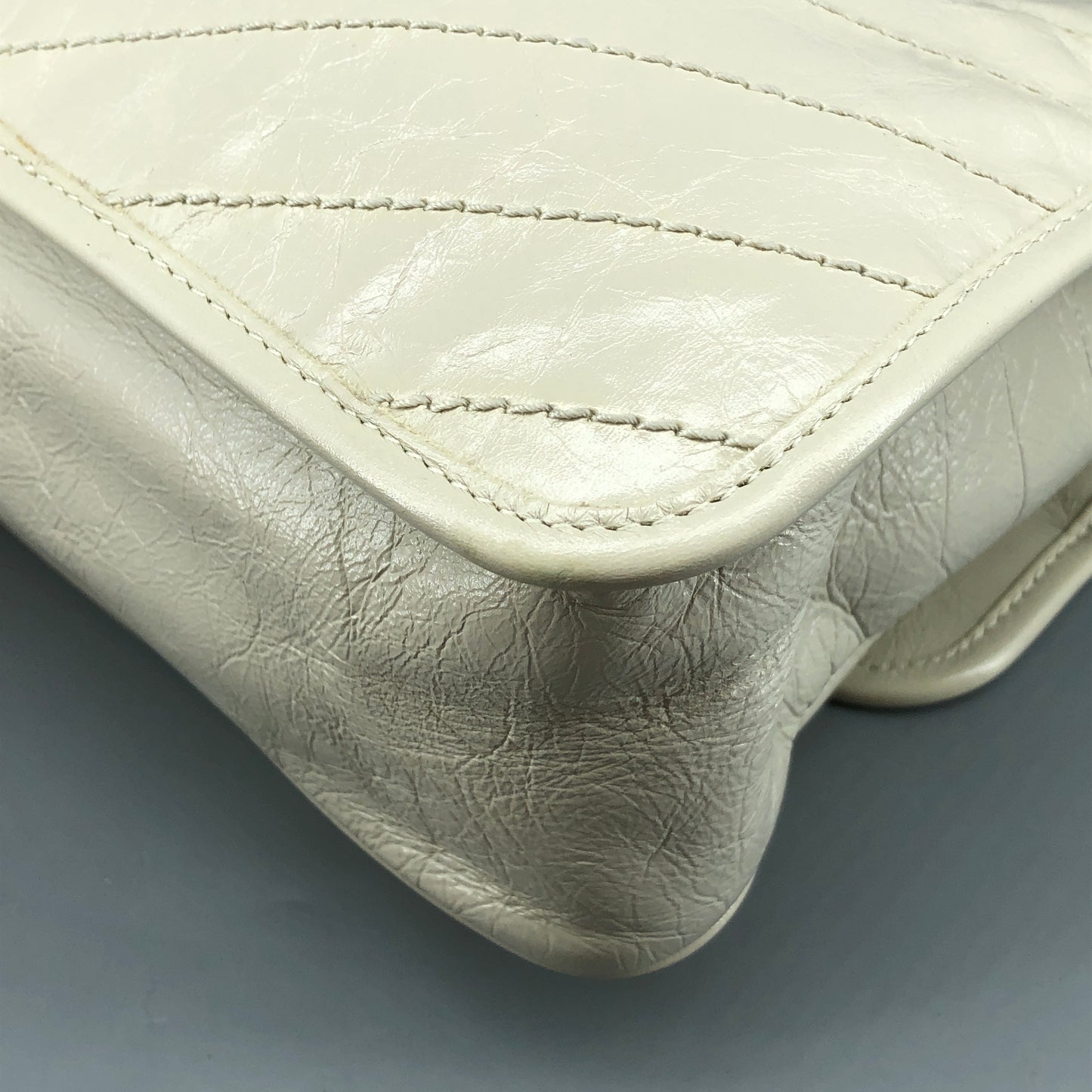 Saint Laurent Niki Medium Shoulder Bag Cream