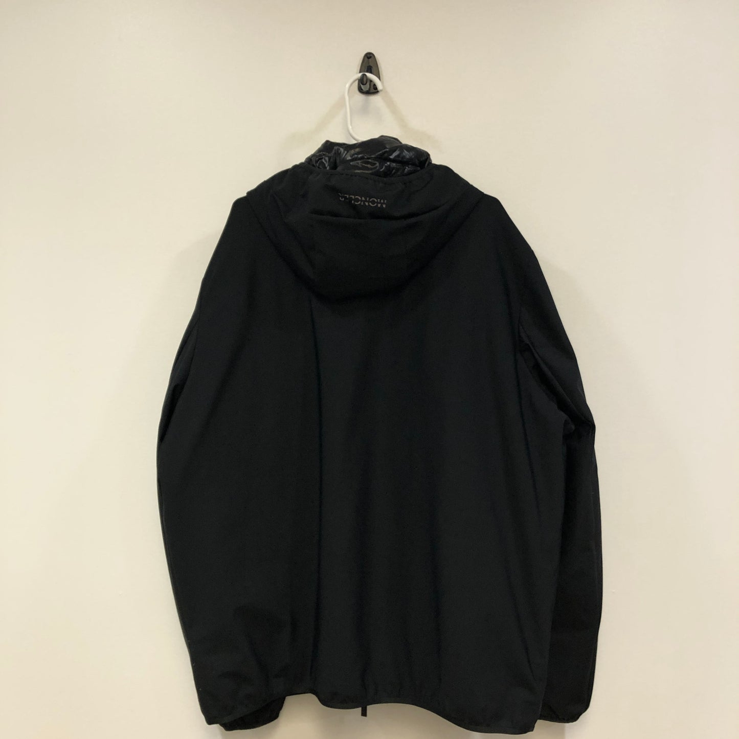 Moncler Black Hooded Jacket Size 7