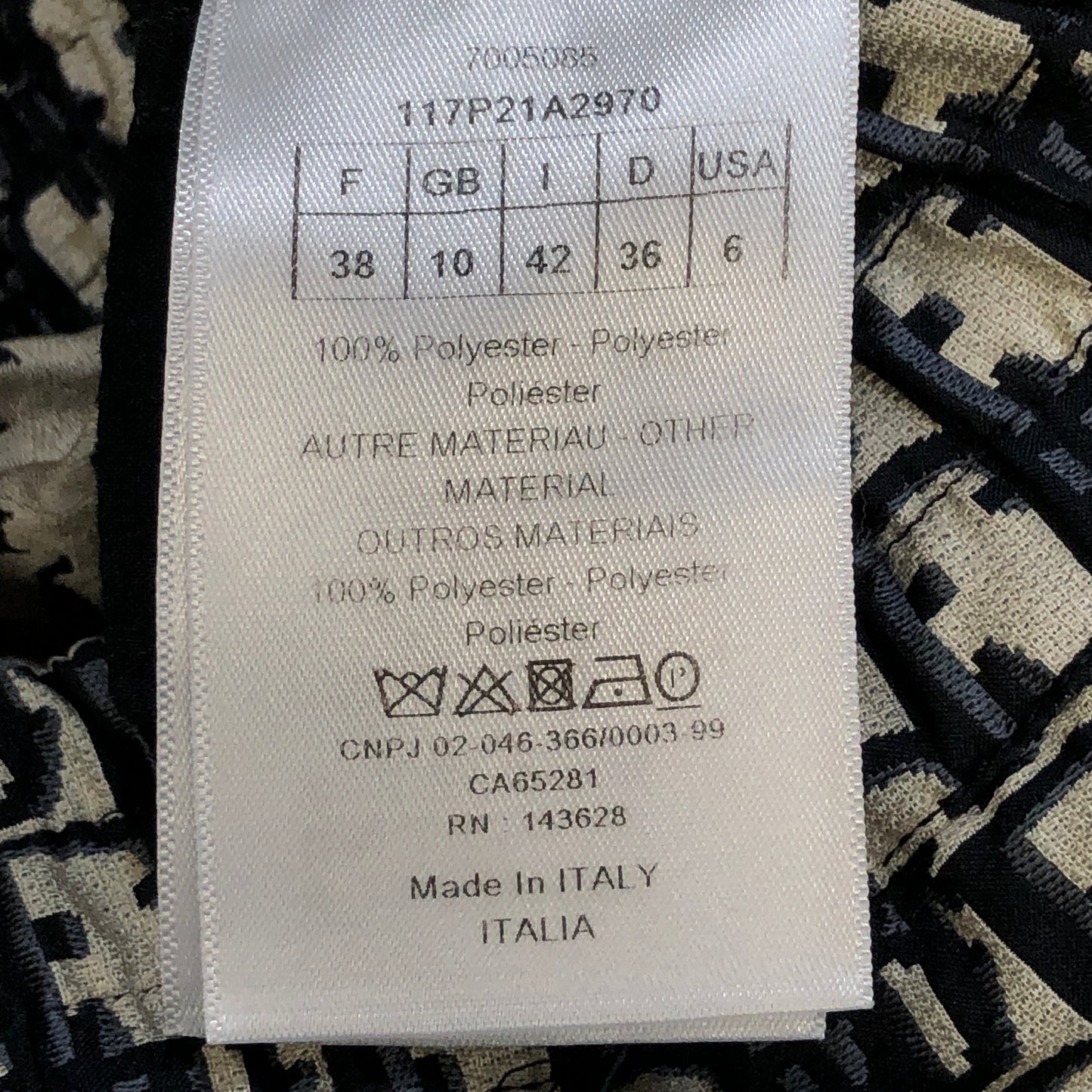 Christian Dior Oblique Logo Print Women's Shorts US Size 6