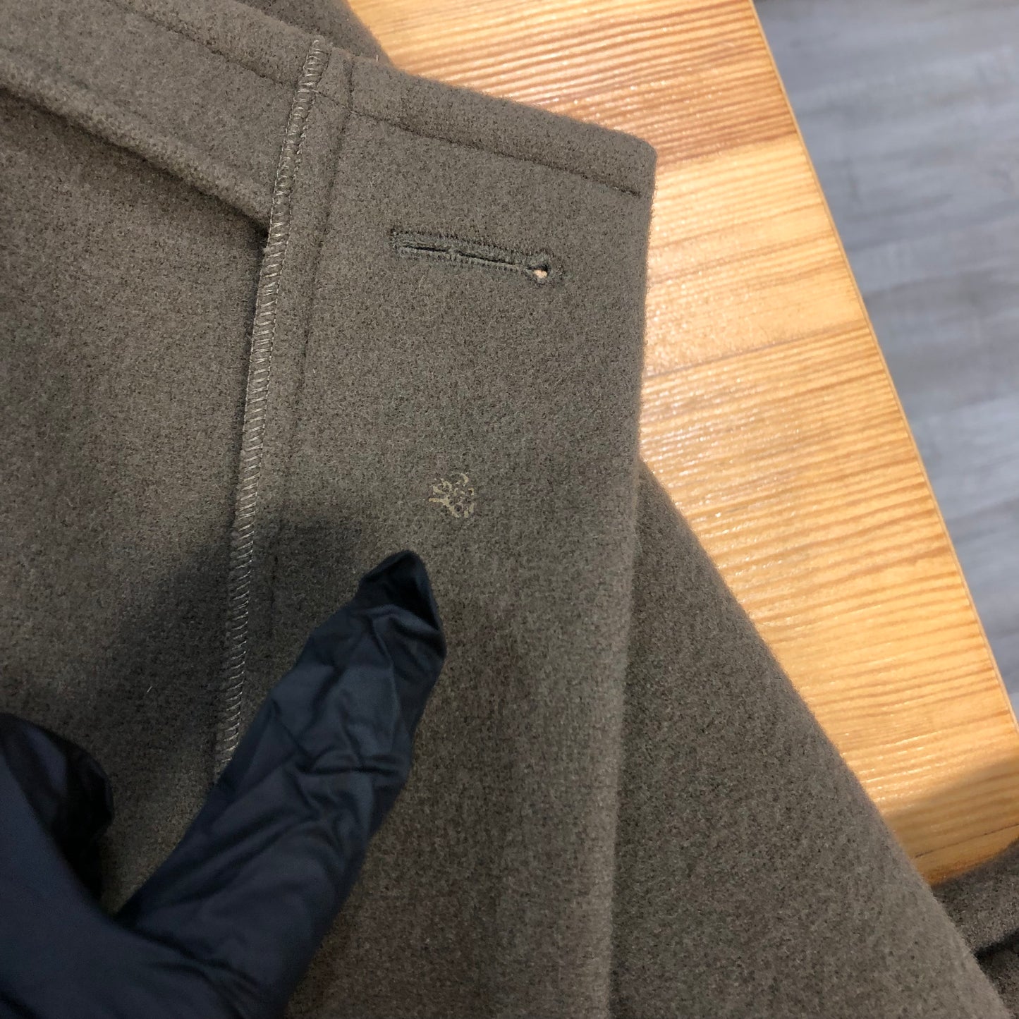 Lemaire Coat Size S Grey-Brown
