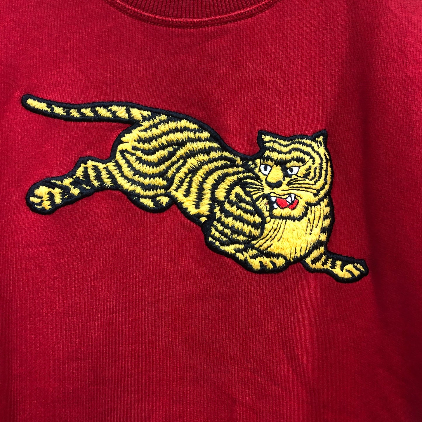 Kenzo Jumping Tiger Sweatshirt Size M Red