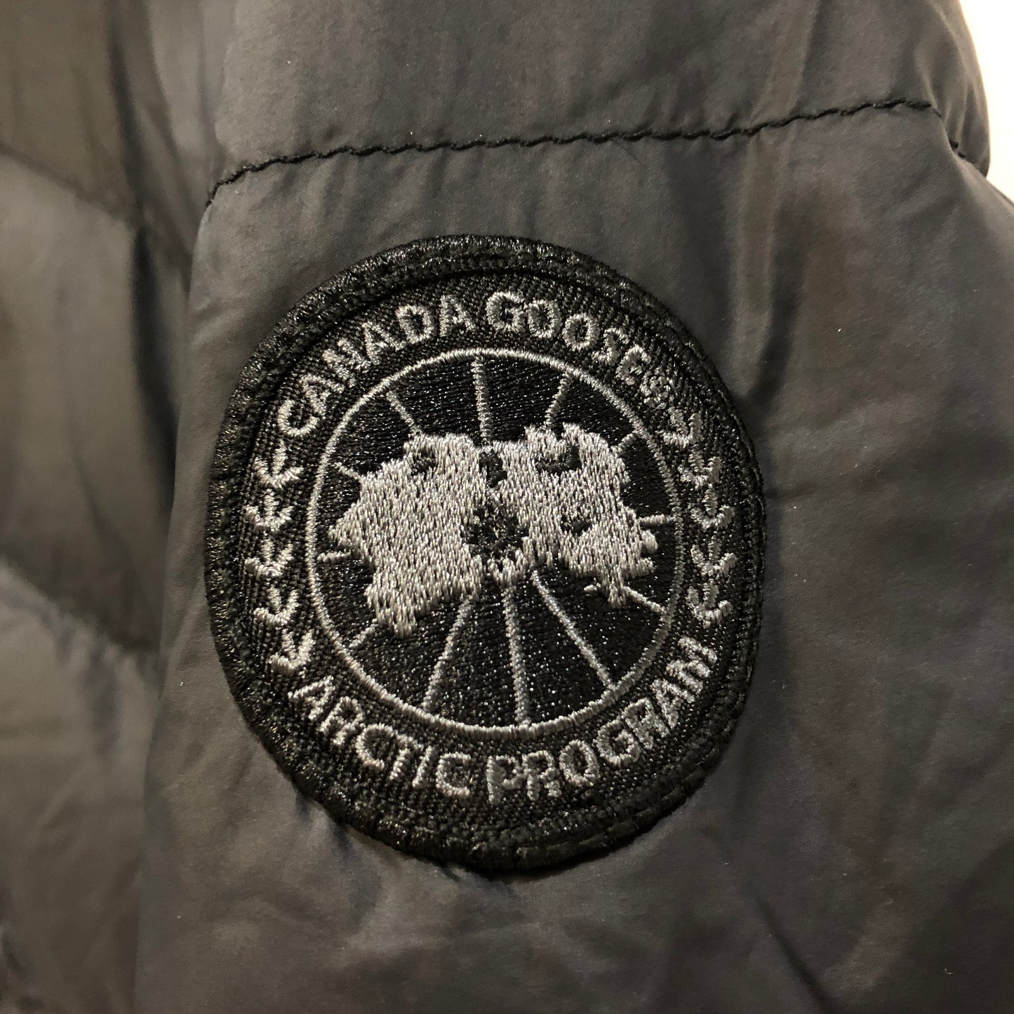 Canada Goose Black Hooded Down Jacket Size 3XL