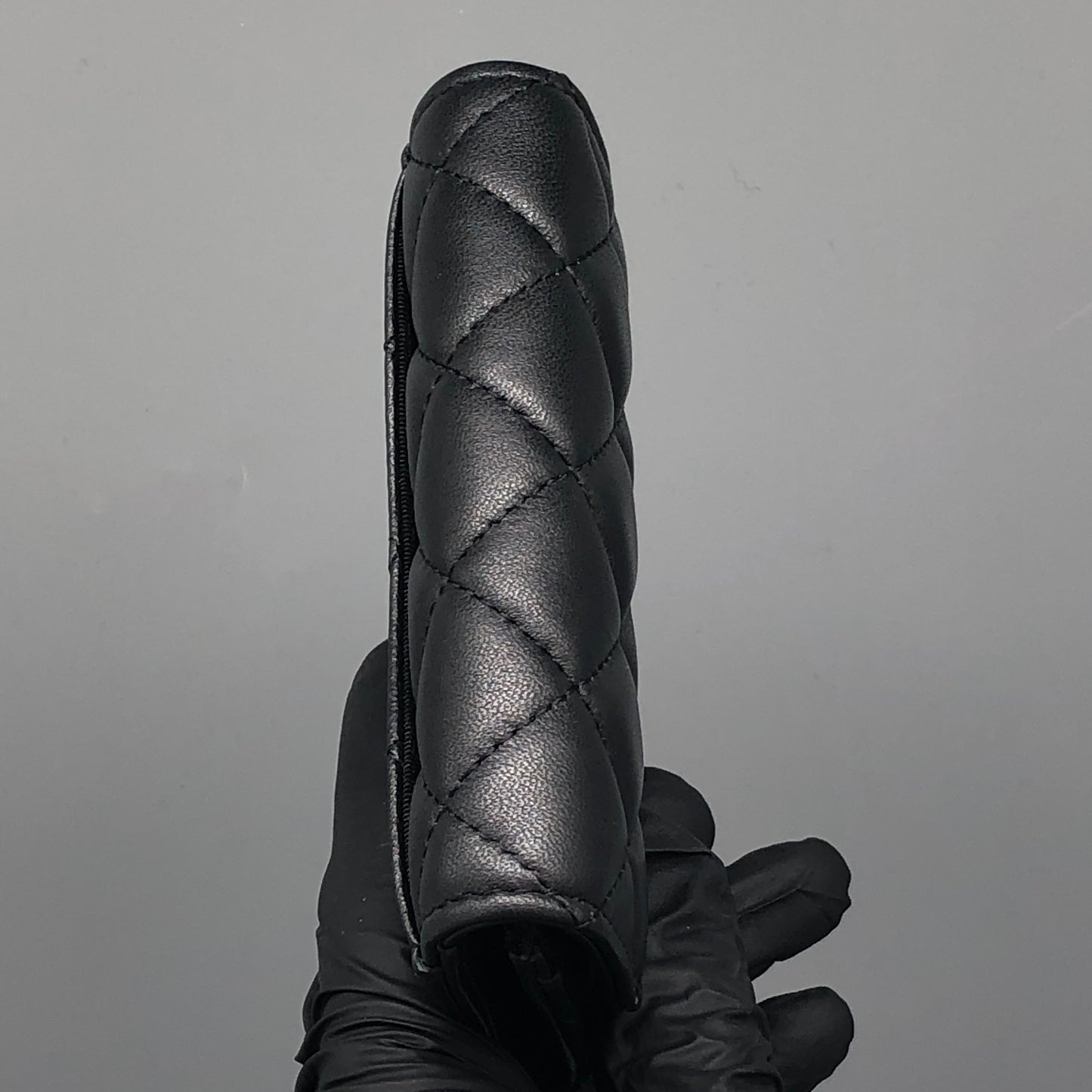 Chanel Black Quilted Lambskin Compact Wallet