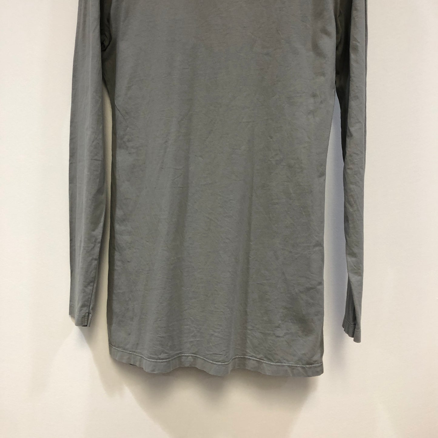 Miu Miu Grey Logo Long-Sleeve T-Shirt Size S