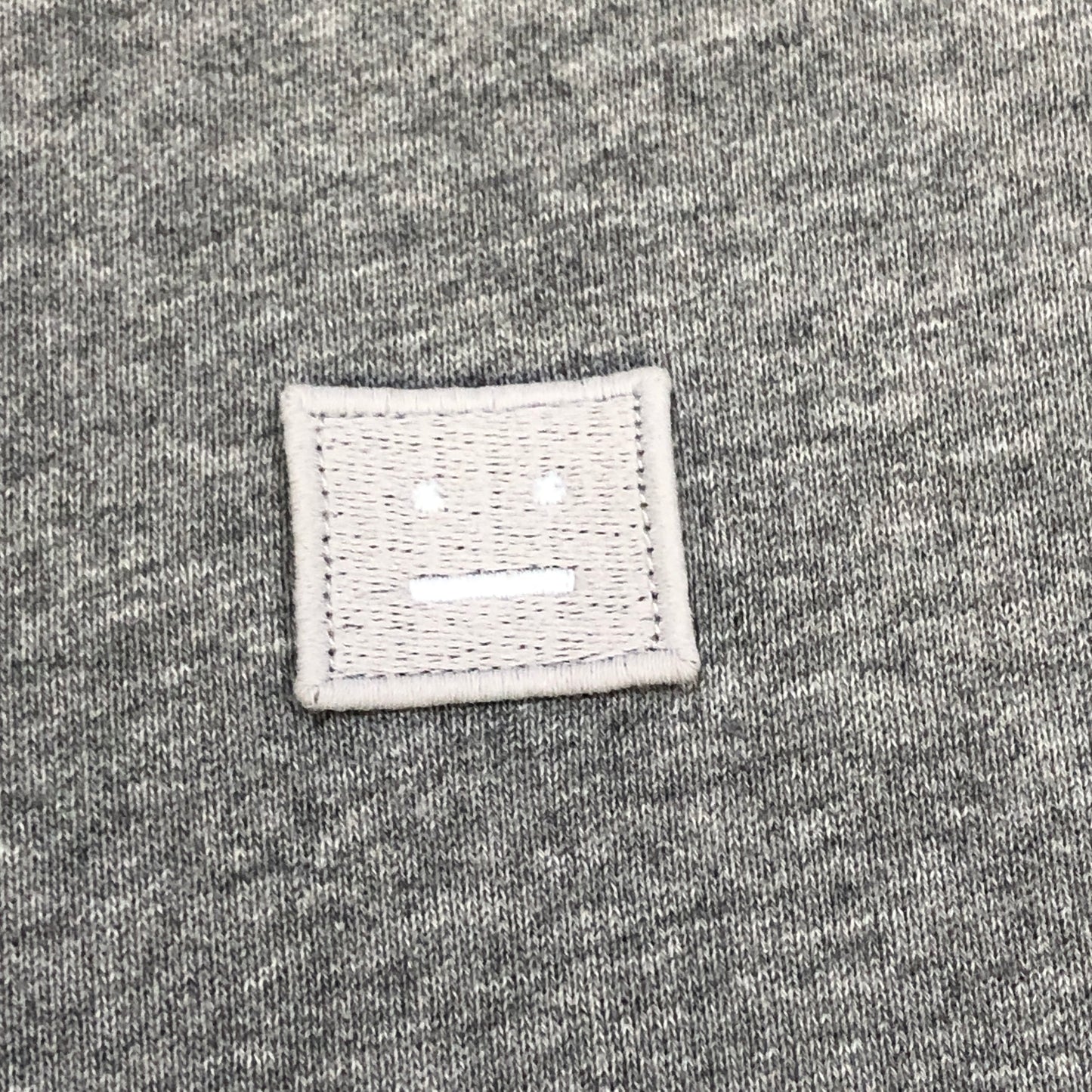 Acne Studios Grey Crew Neck Cotton Sweatshirt Size M