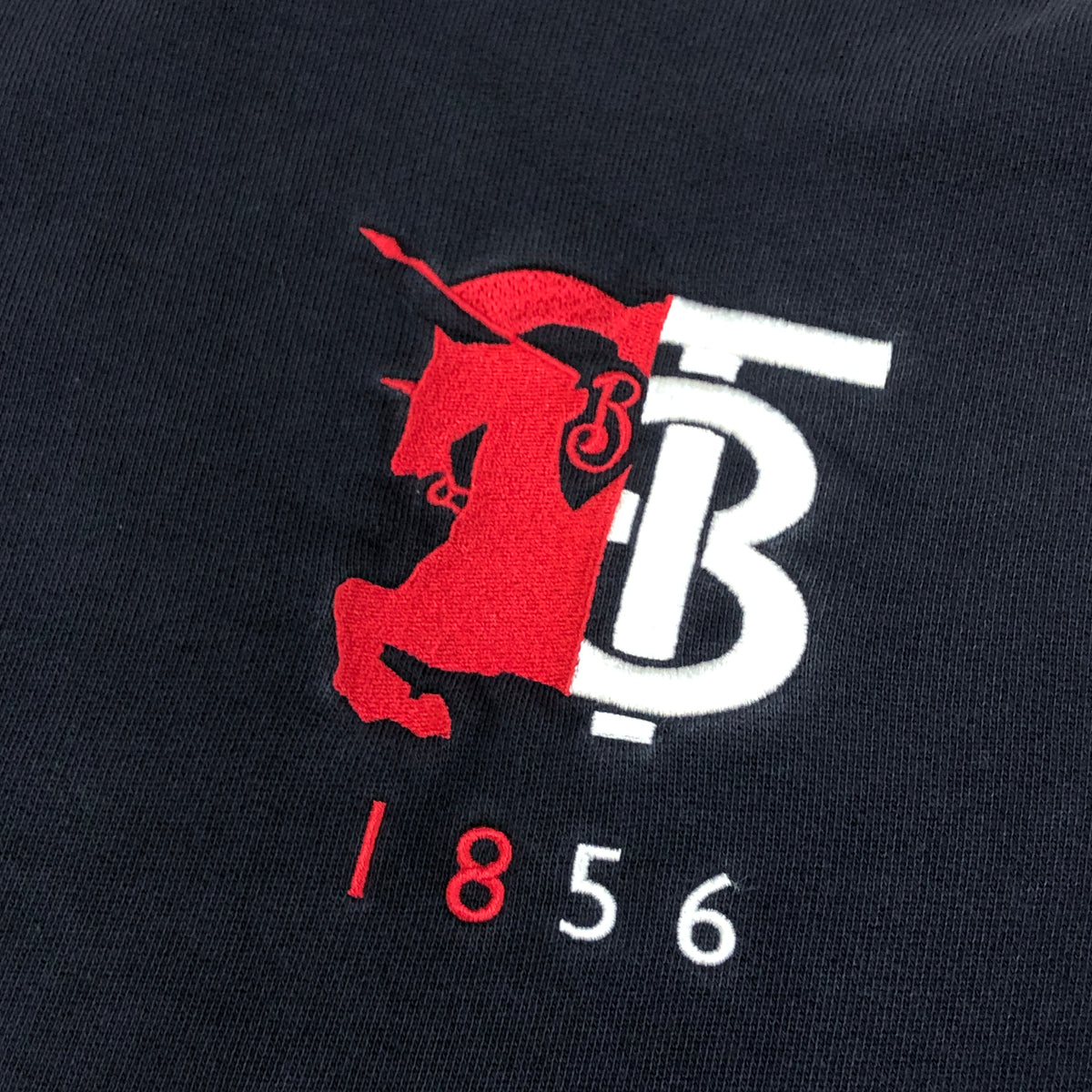 Burberry Navy Blue TB Logo Crew Neck Sweatshirt M
