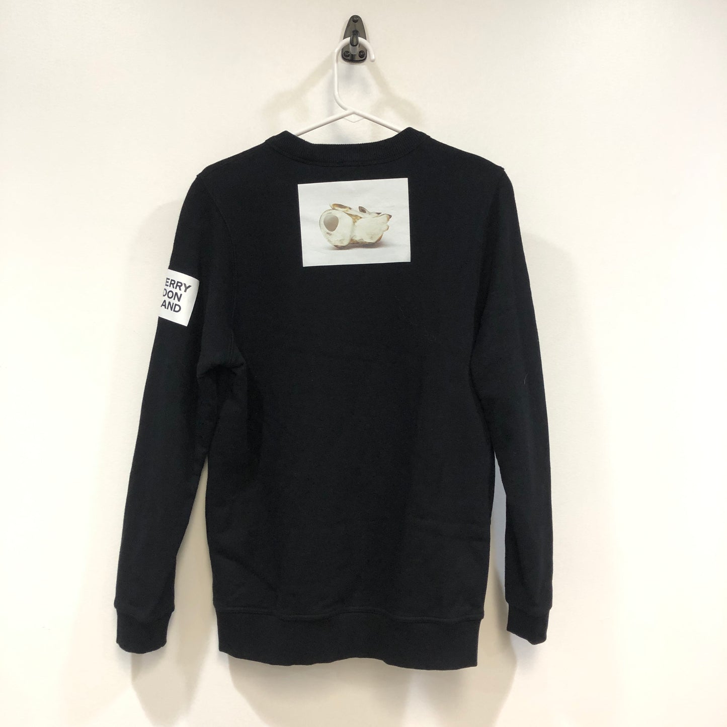 Burberry Bambi Print Cotton Sweatshirt Size S Black