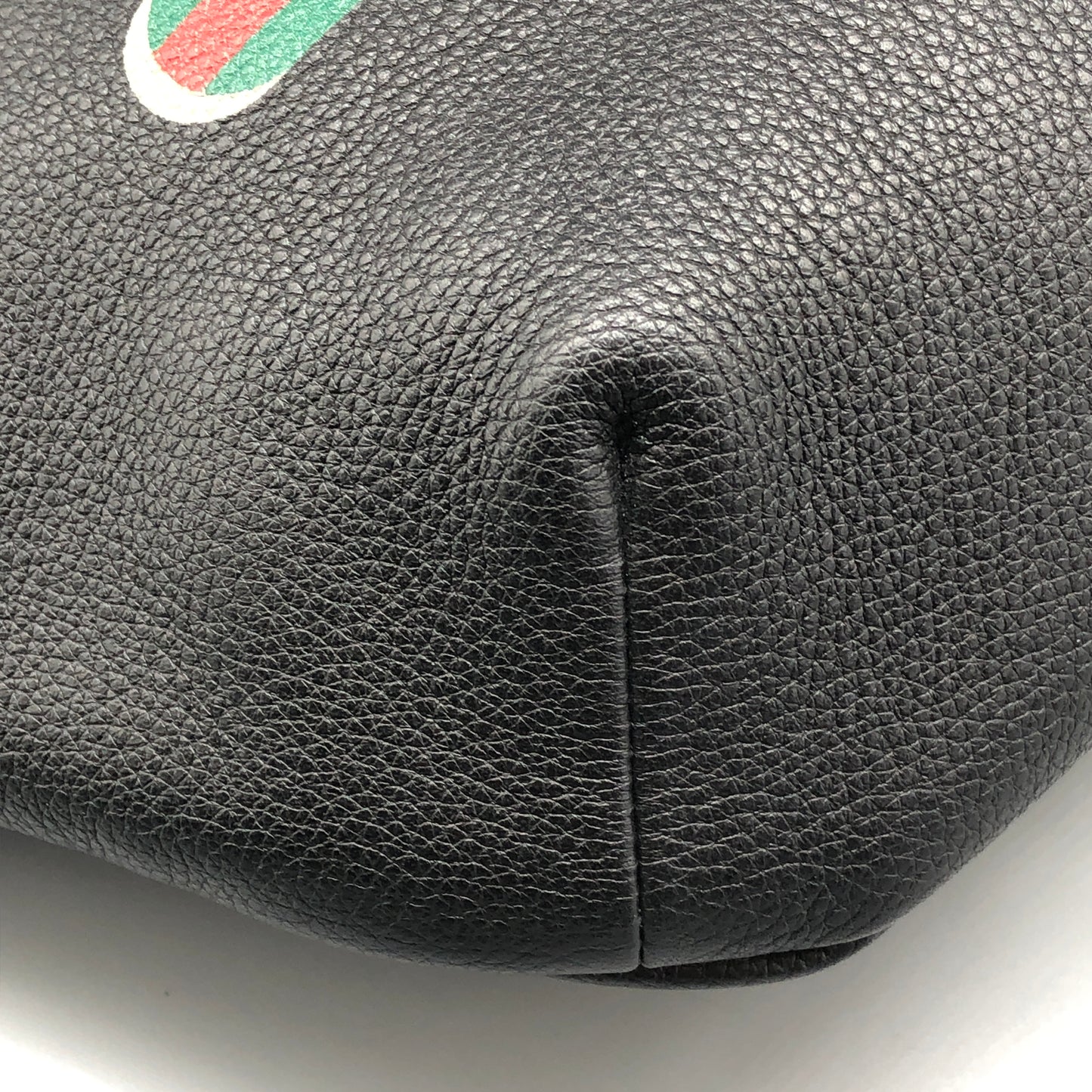 Gucci Print Large Belt Bag in Black Leather