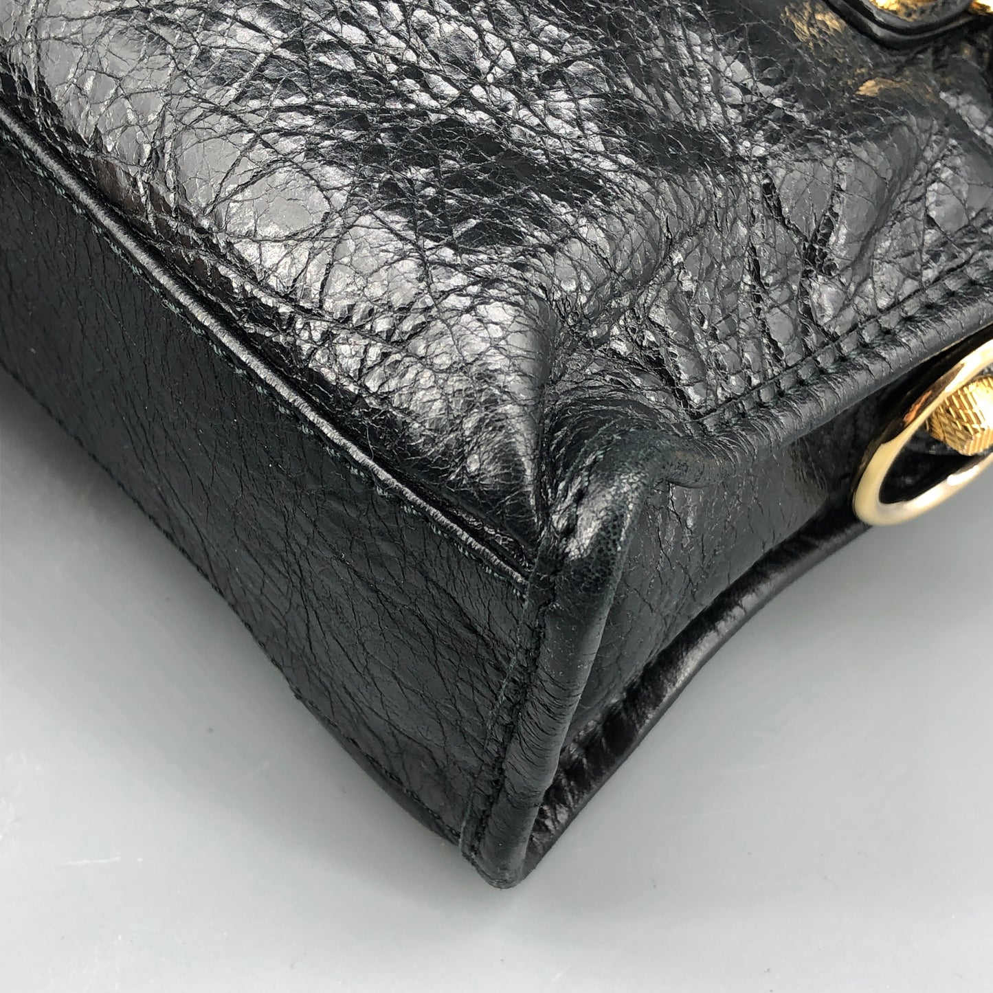 Balenciaga Black  Mini City Handbag Shoulder Bag