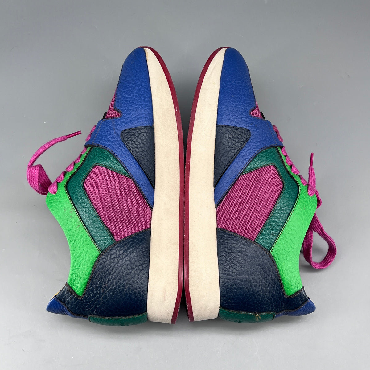 Burberry Multi-color Leather & Mesh Sneakers size 37