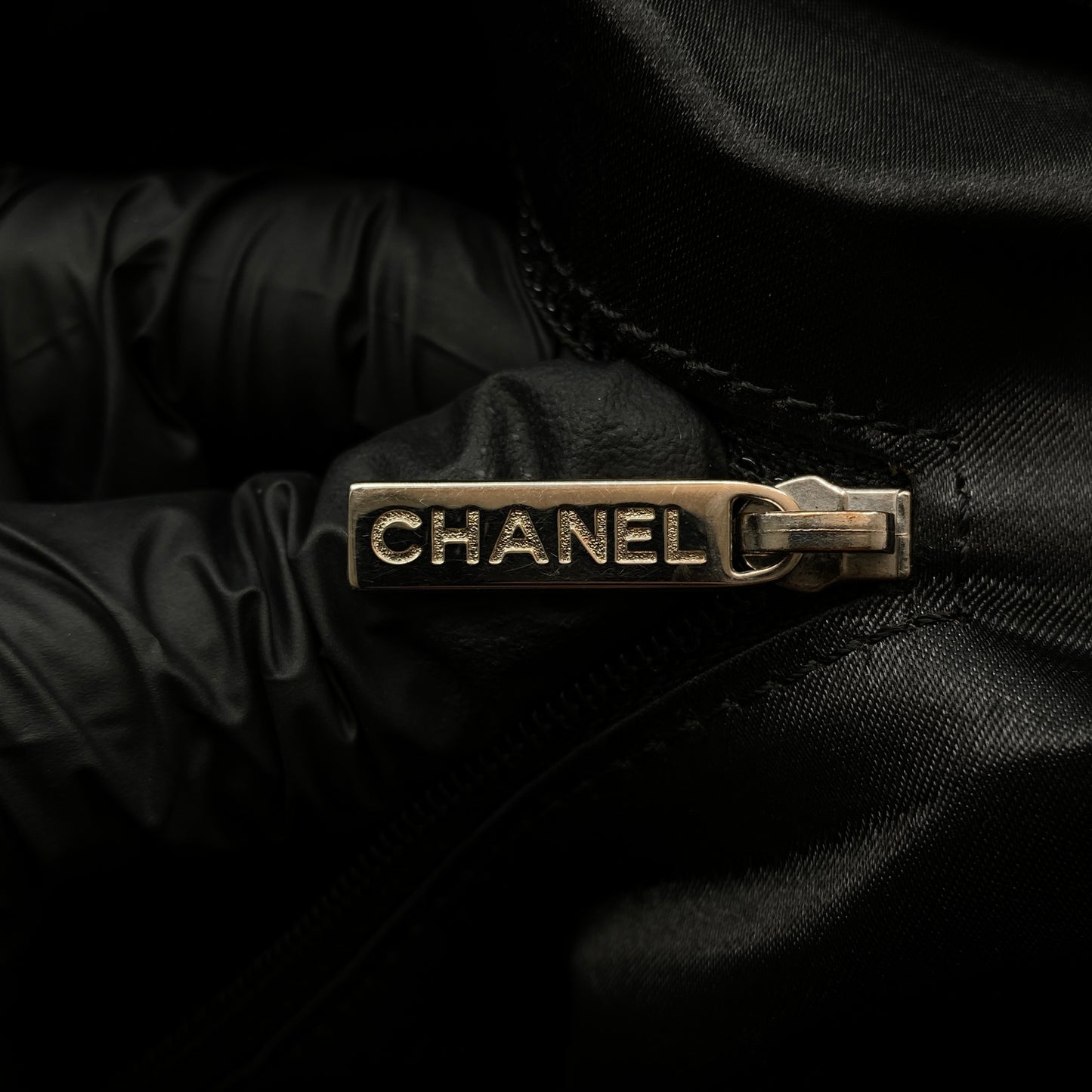 Chanel Black Quilted Leather Chain Shoulder Bag
