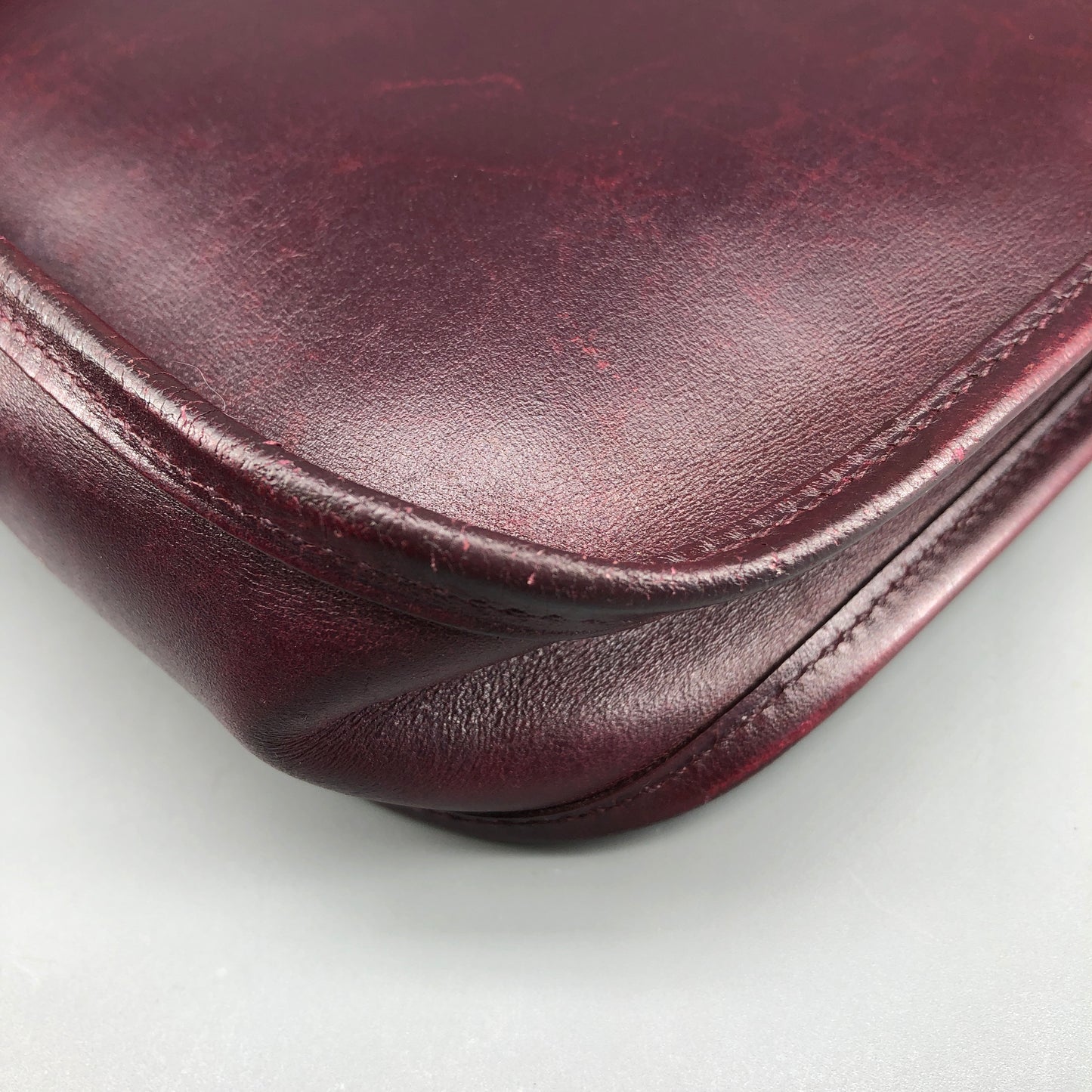 Hermes TPM Mini Evelyne I Bag Dark Red Box Calf Year 2002