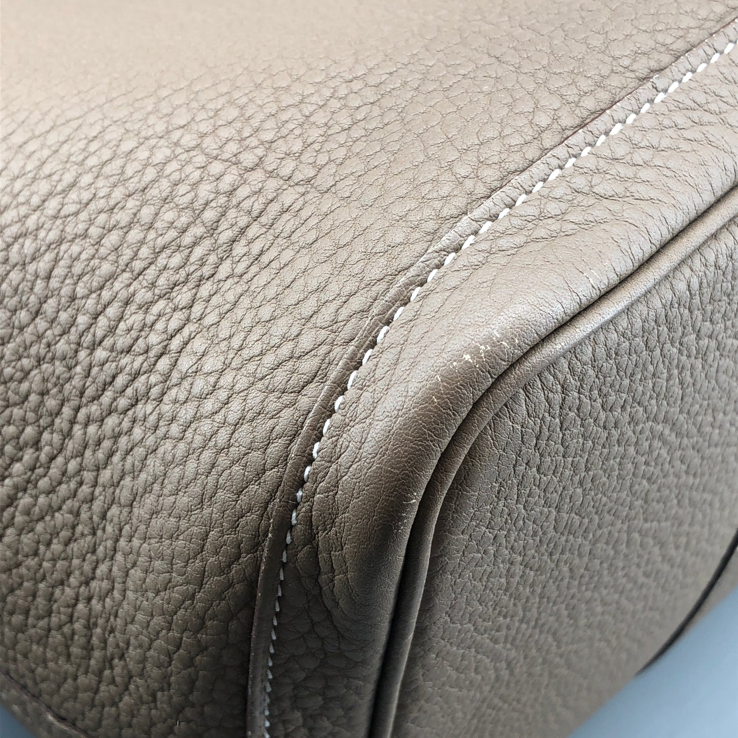 Hermes 2017 Taupe Garden Party 36 Tote Bag
