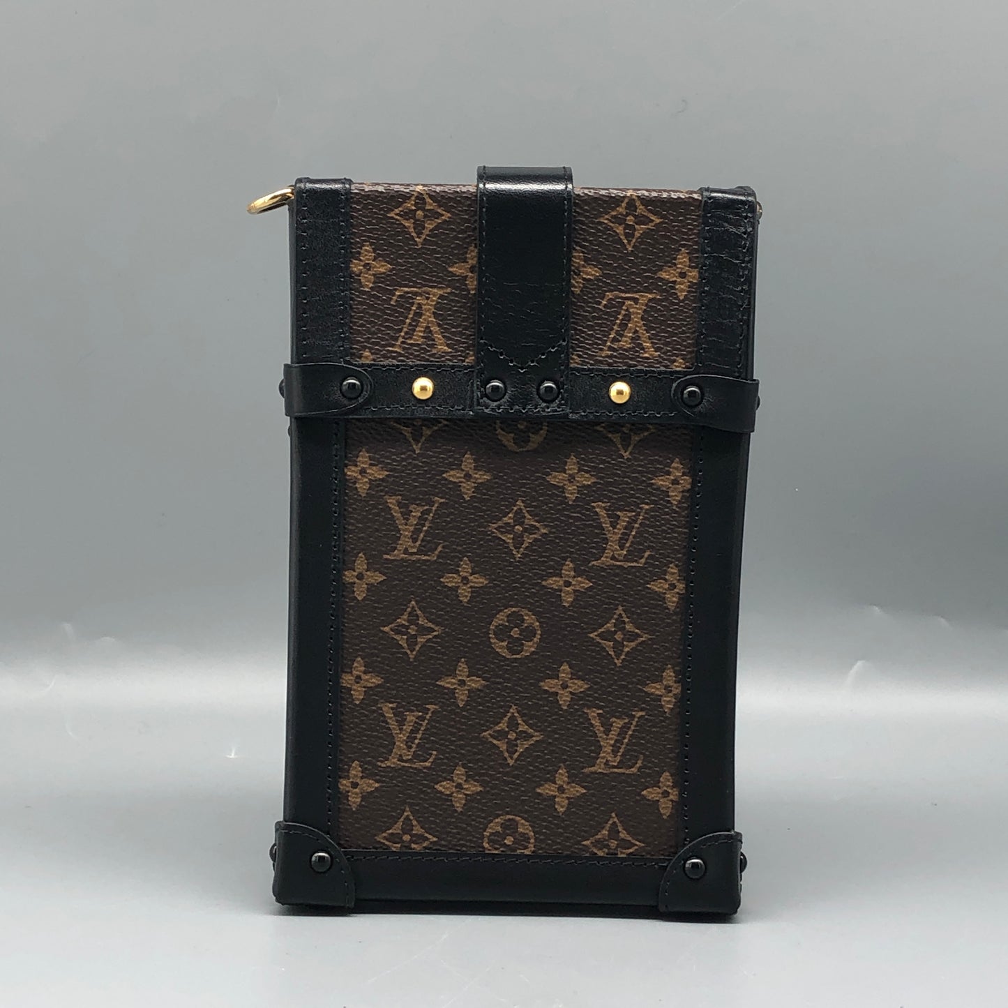 Louis Vuitton Monogram Canvas Petite Malle Phone Case Brown Bag