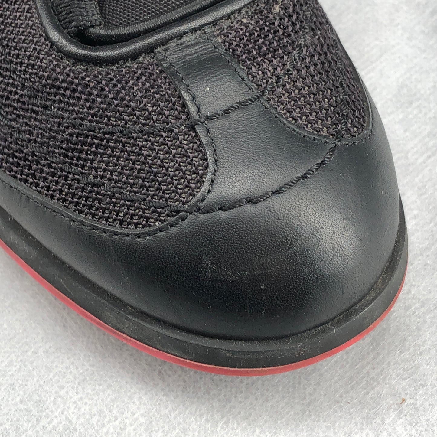 Louis Vuitton Black Mesh & Pink Lining Low Top Casual Sneakers 35