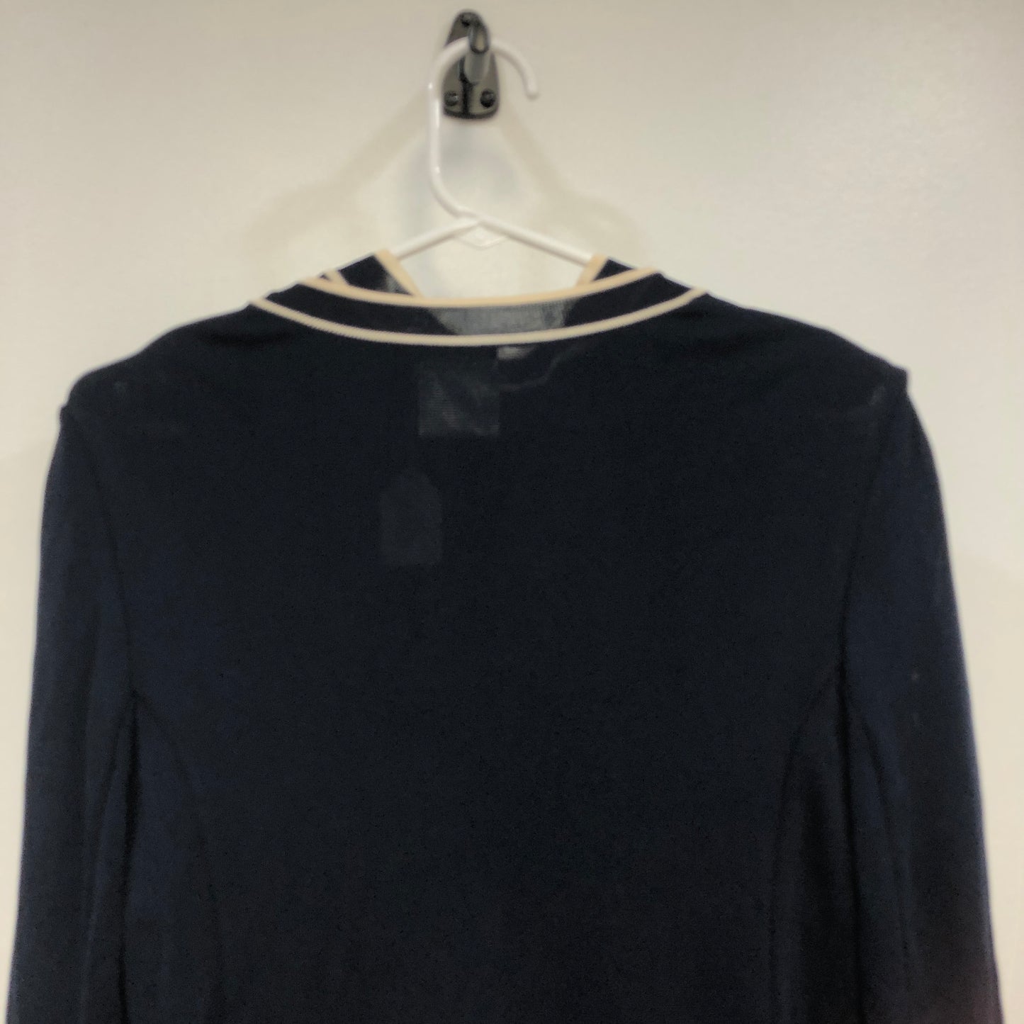Chanel Black Cardigan with Attached Vest Size 36