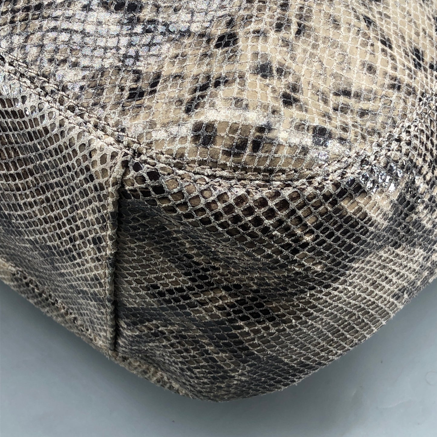 Michael Kors Snake Print Large Hobo Bag